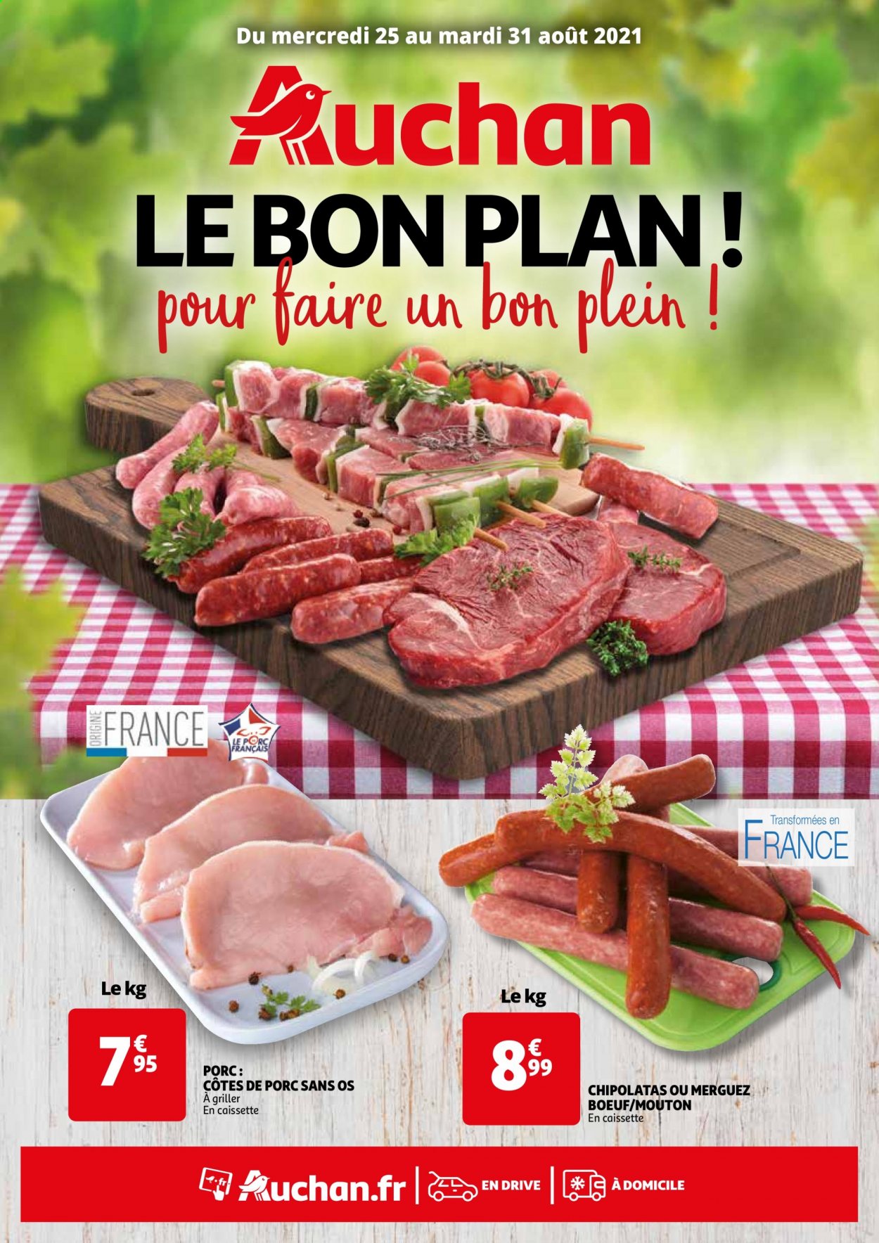 Catalogue Auchan - 25/08/2021 - 31/08/2021. Page 1