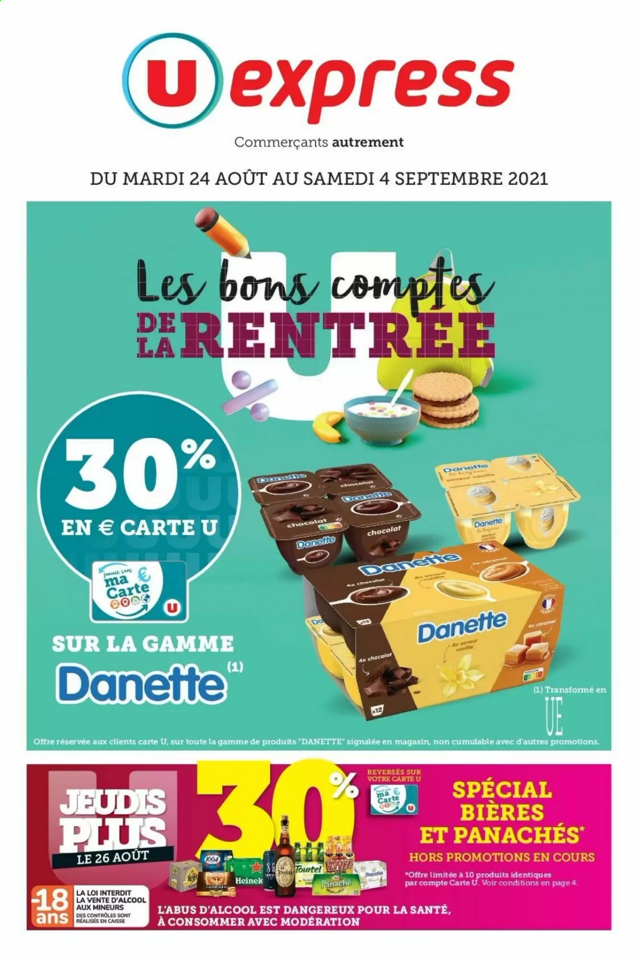 Catalogue U express - 24/08/2021 - 04/09/2021. Page 1