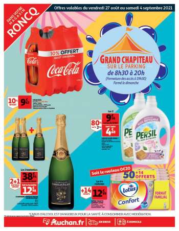 Catalogue Auchan - 27.08.2021 - 04.09.2021.