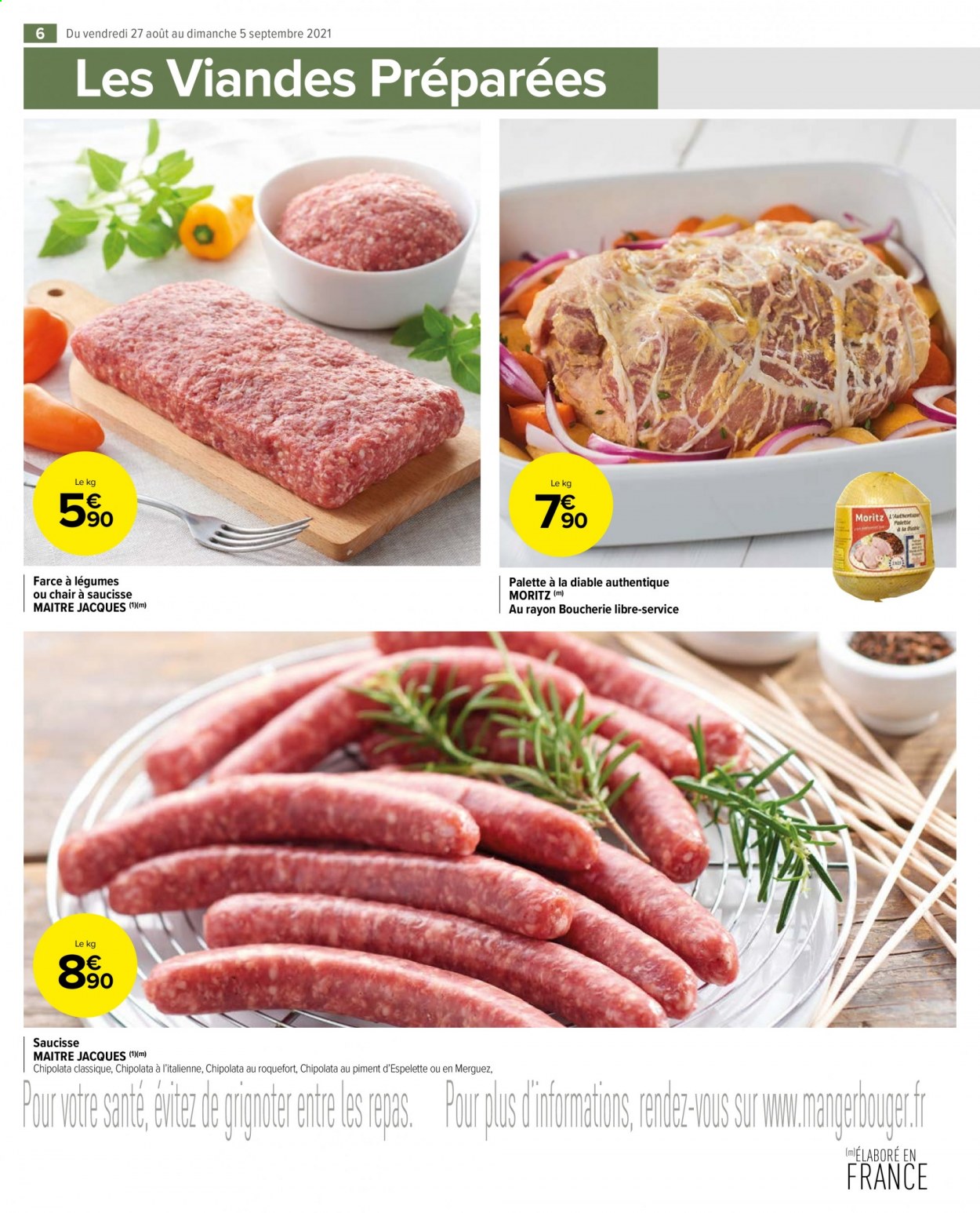 Catalogue Carrefour Market - 27/08/2021 - 05/09/2021. Page 6