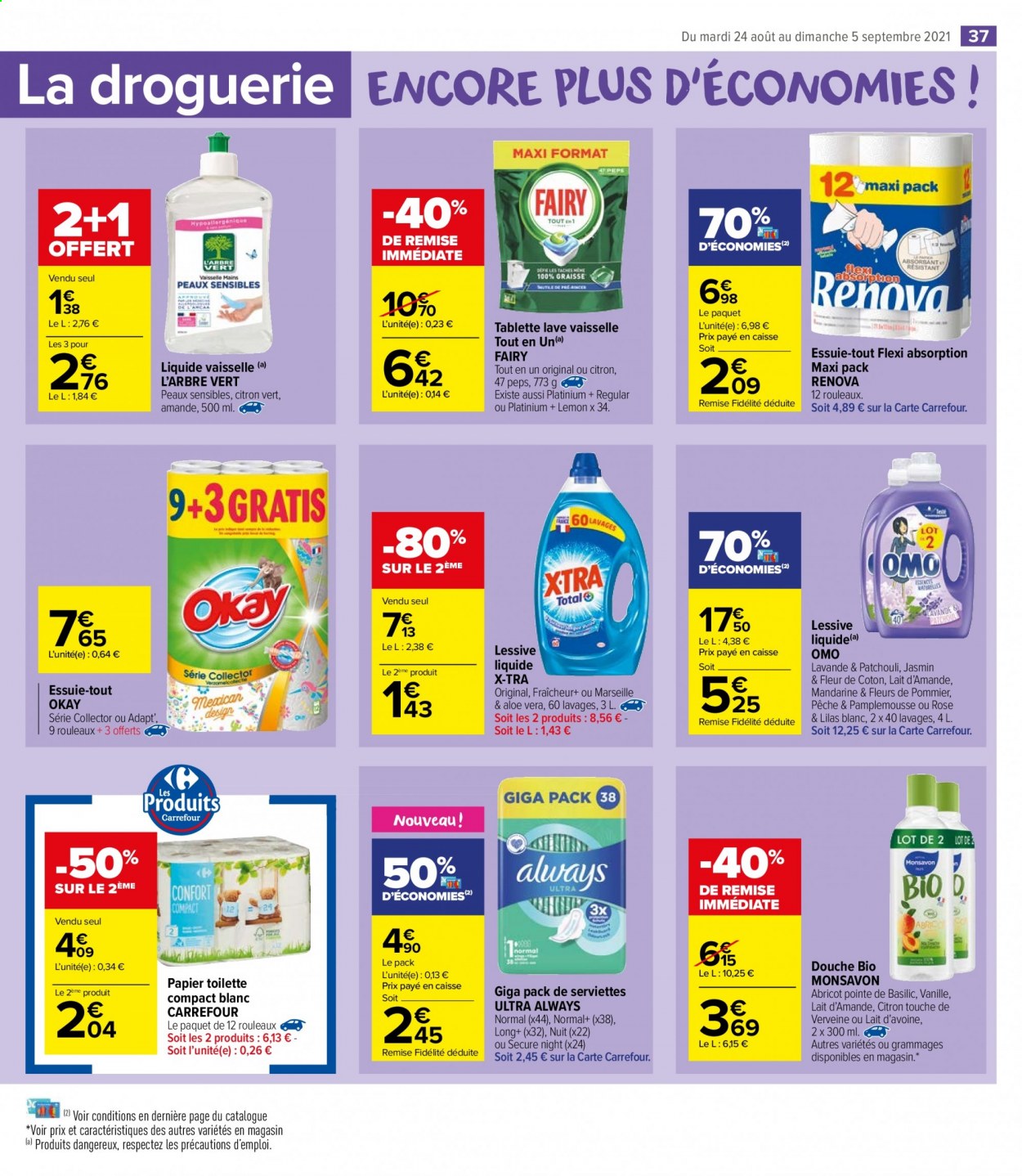 Catalogue Carrefour Market - 24/08/2021 - 05/09/2021. Page 37