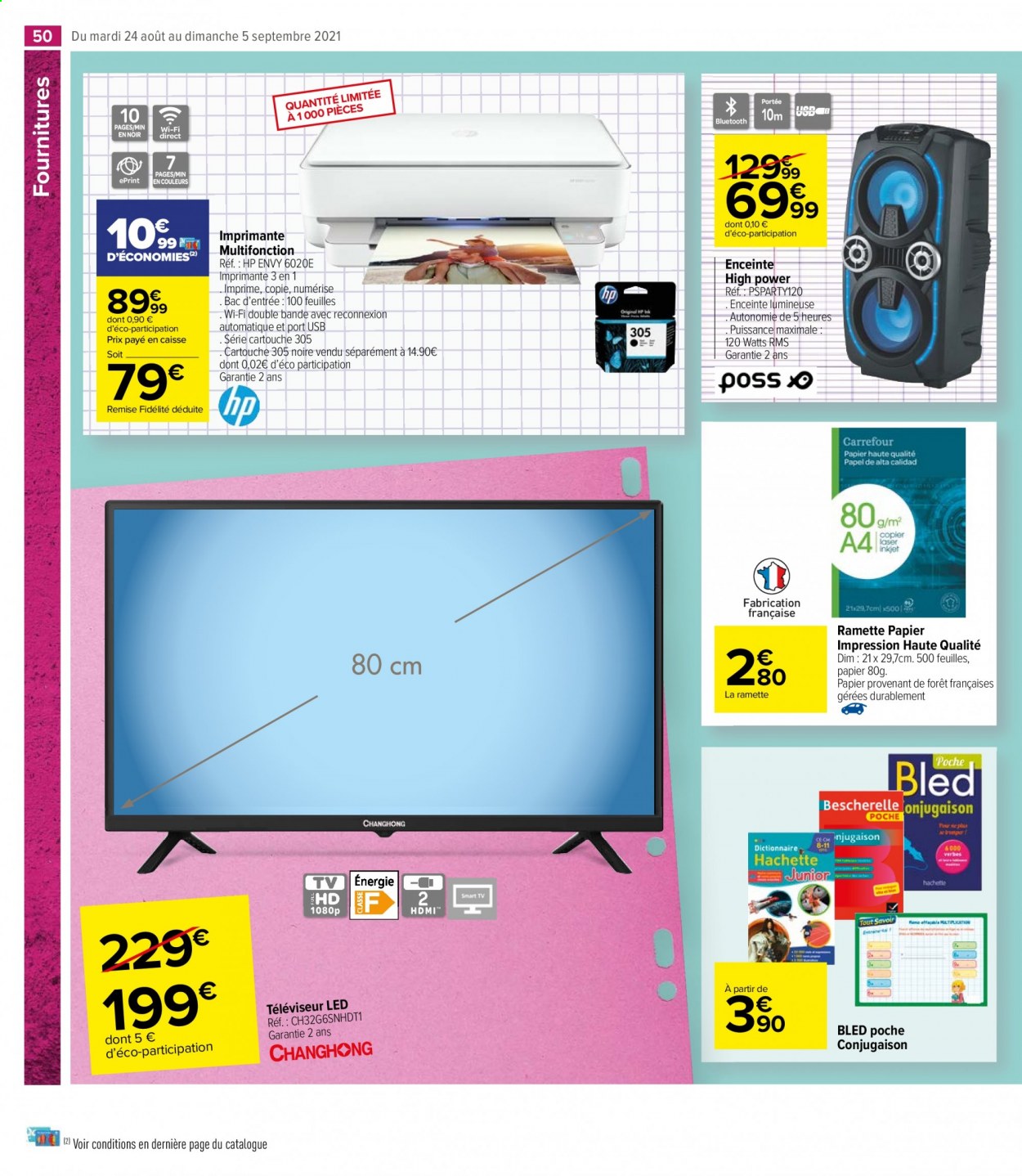 Catalogue Carrefour Market - 24/08/2021 - 05/09/2021. Page 50