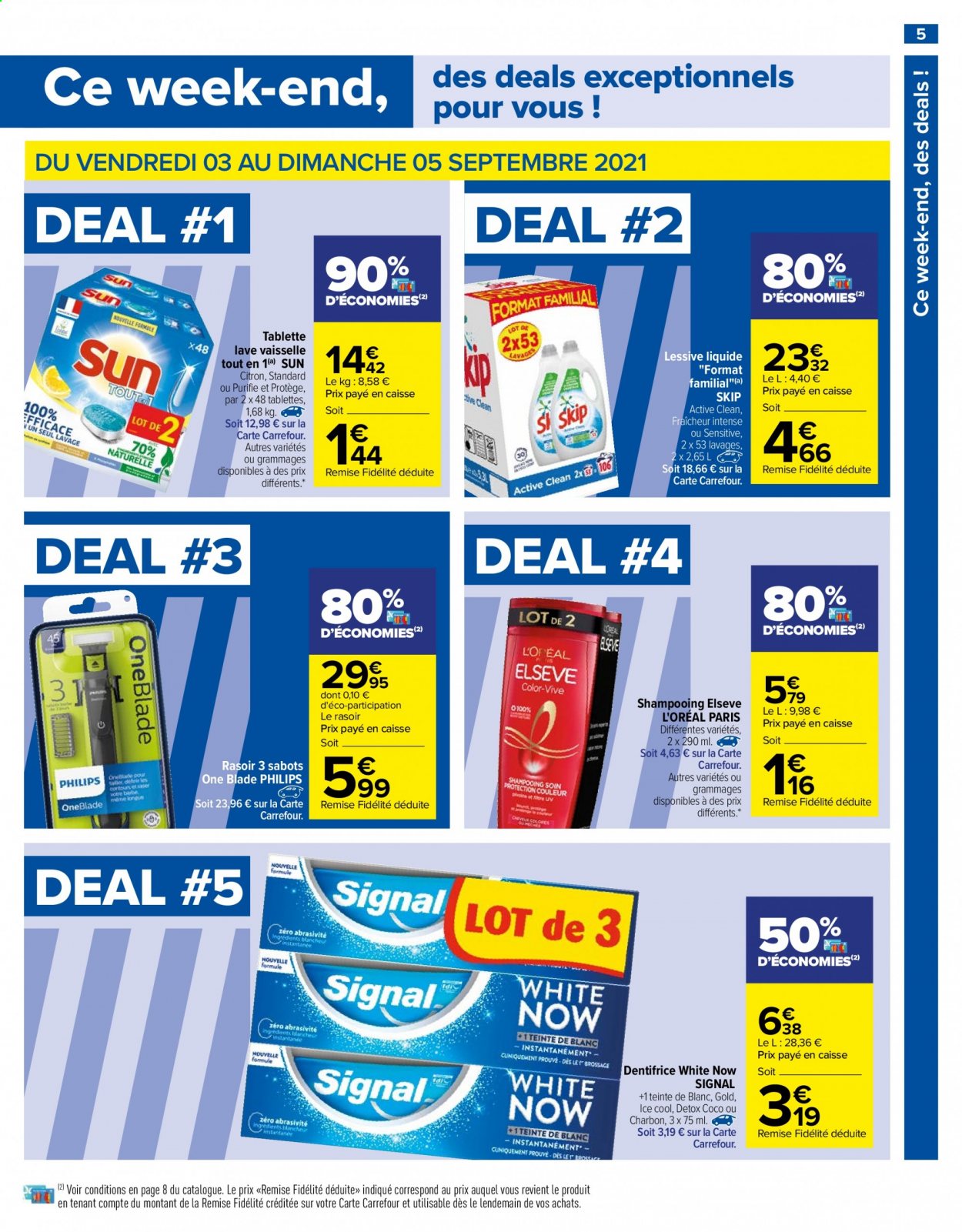 Catalogue Carrefour Hypermarchés - 31/08/2021 - 06/09/2021. Page 6