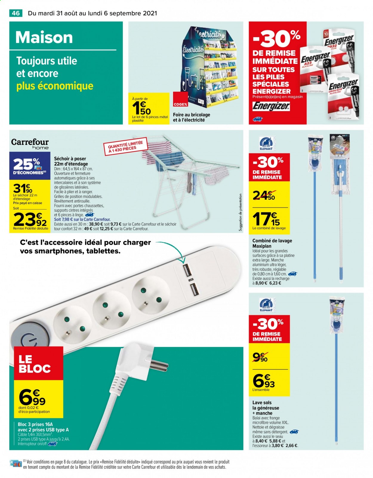 Catalogue Carrefour Hypermarchés - 31/08/2021 - 06/09/2021. Page 49