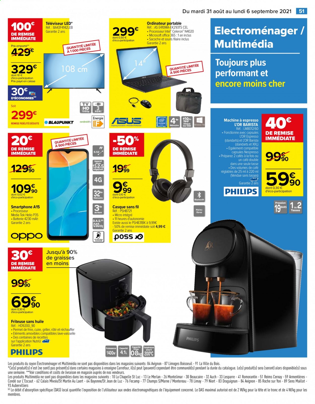 Catalogue Carrefour Hypermarchés - 31/08/2021 - 06/09/2021. Page 55
