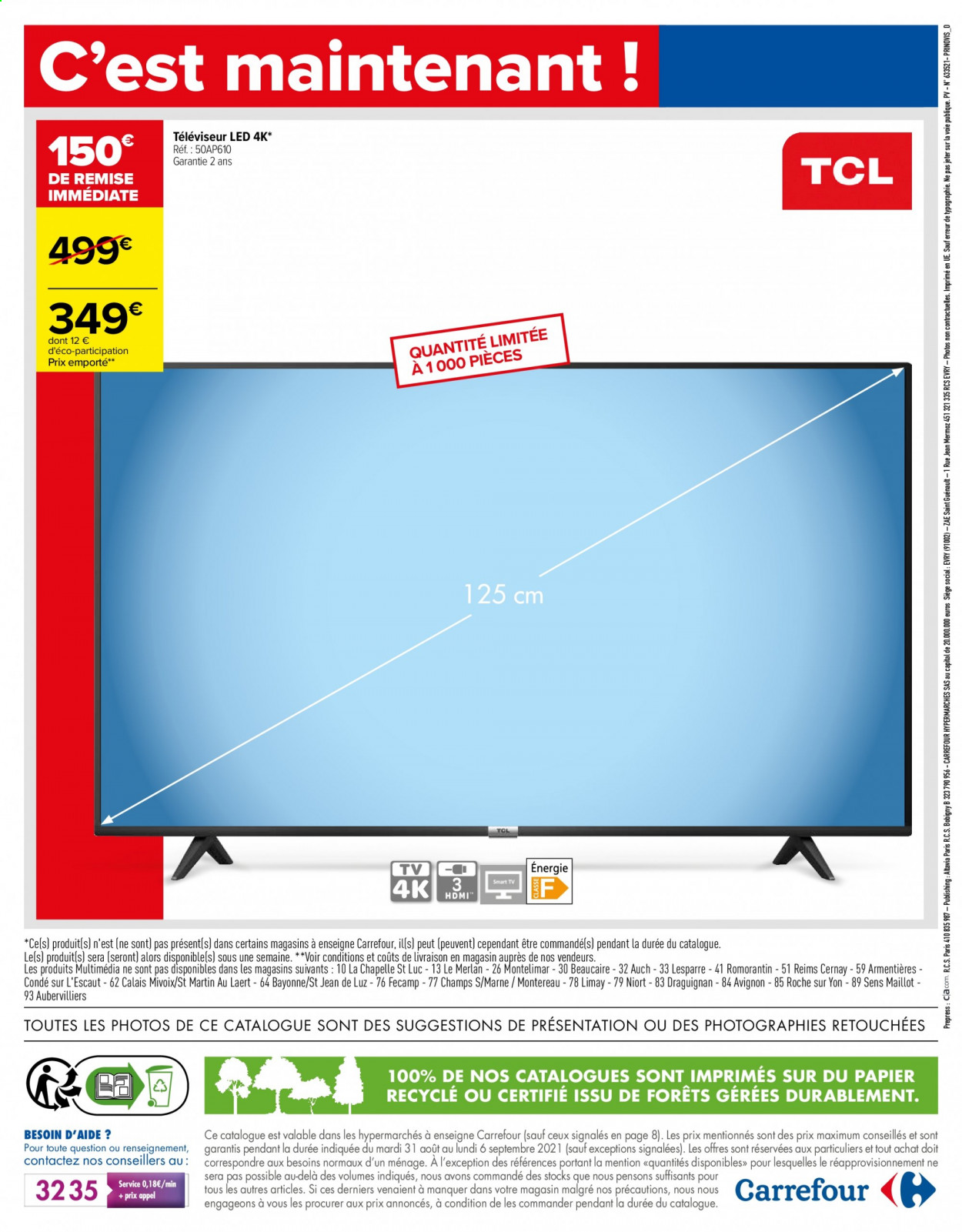 Catalogue Carrefour Hypermarchés - 31/08/2021 - 06/09/2021. Page 56