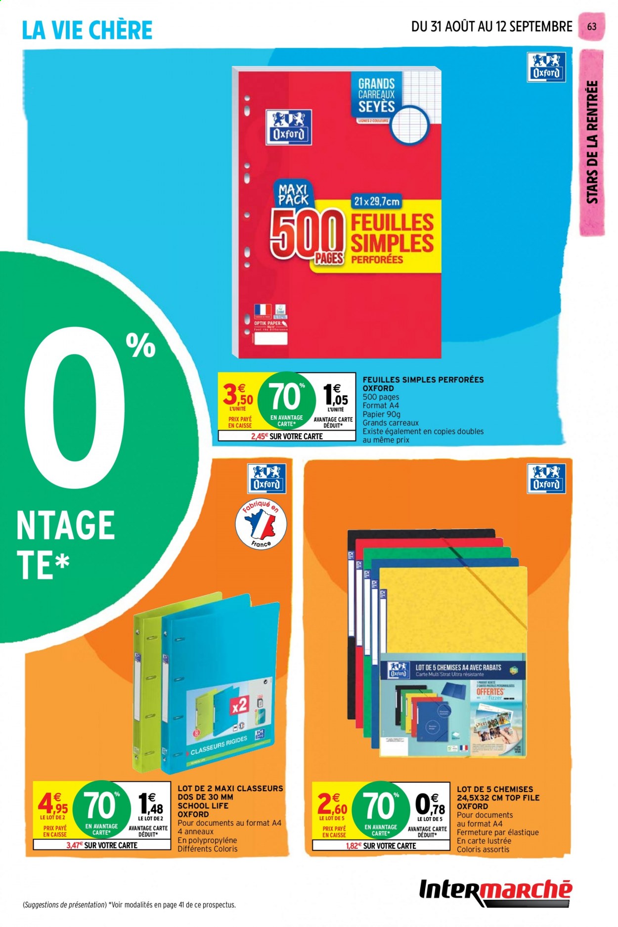 Catalogue Intermarché Super - 31/08/2021 - 12/09/2021. Page 63