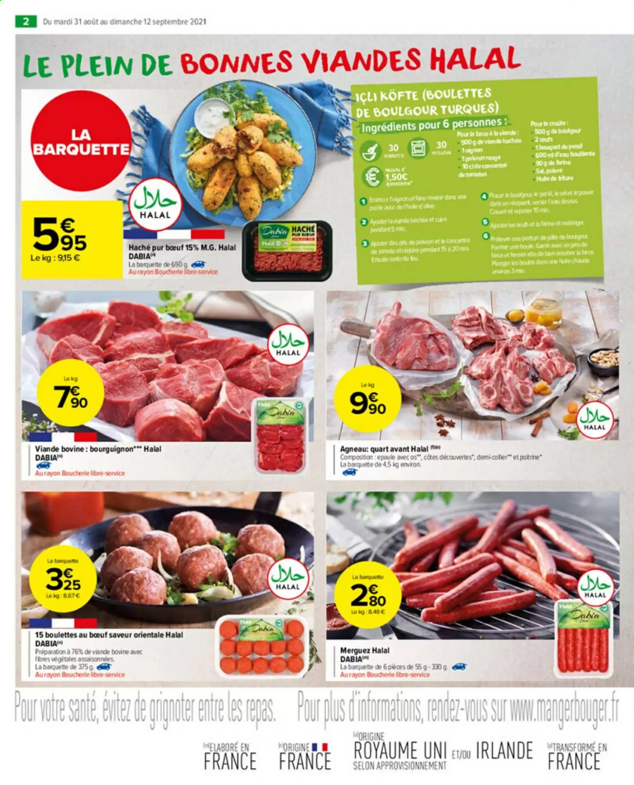 Catalogue Carrefour Market - 31/08/2021 - 12/09/2021. Page 2