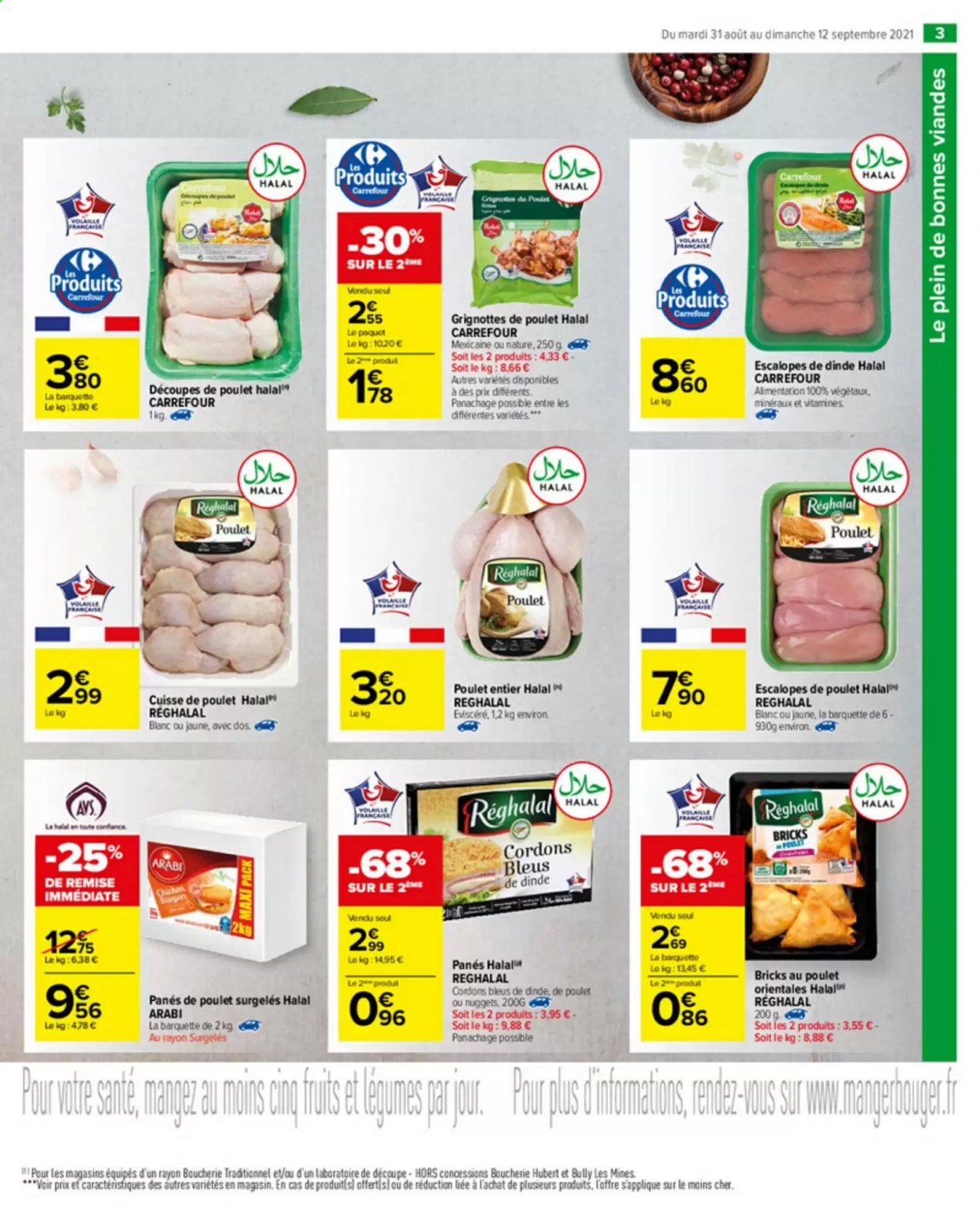 Catalogue Carrefour Market - 31/08/2021 - 12/09/2021. Page 3