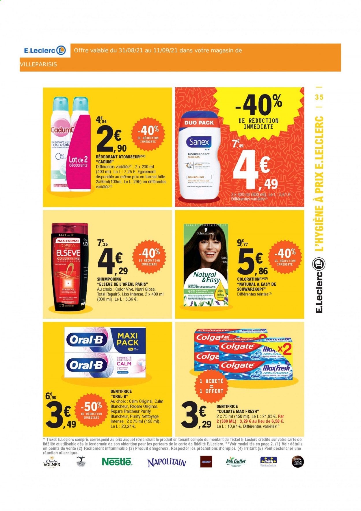Catalogue E.Leclerc - 31/08/2021 - 11/09/2021. Page 35