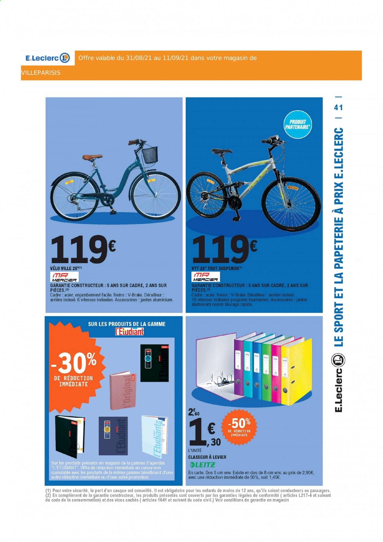 Catalogue E.Leclerc - 31/08/2021 - 11/09/2021. Page 41