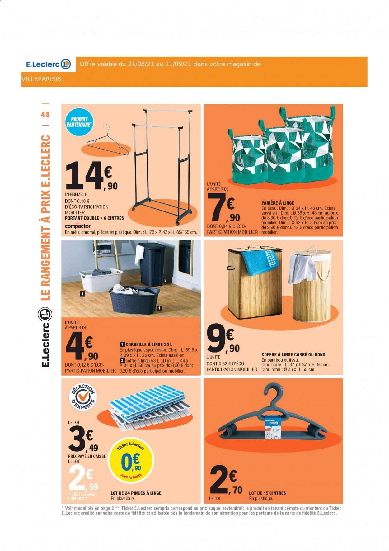 Catalogue E.Leclerc - 31/08/2021 - 11/09/2021. Page 48
