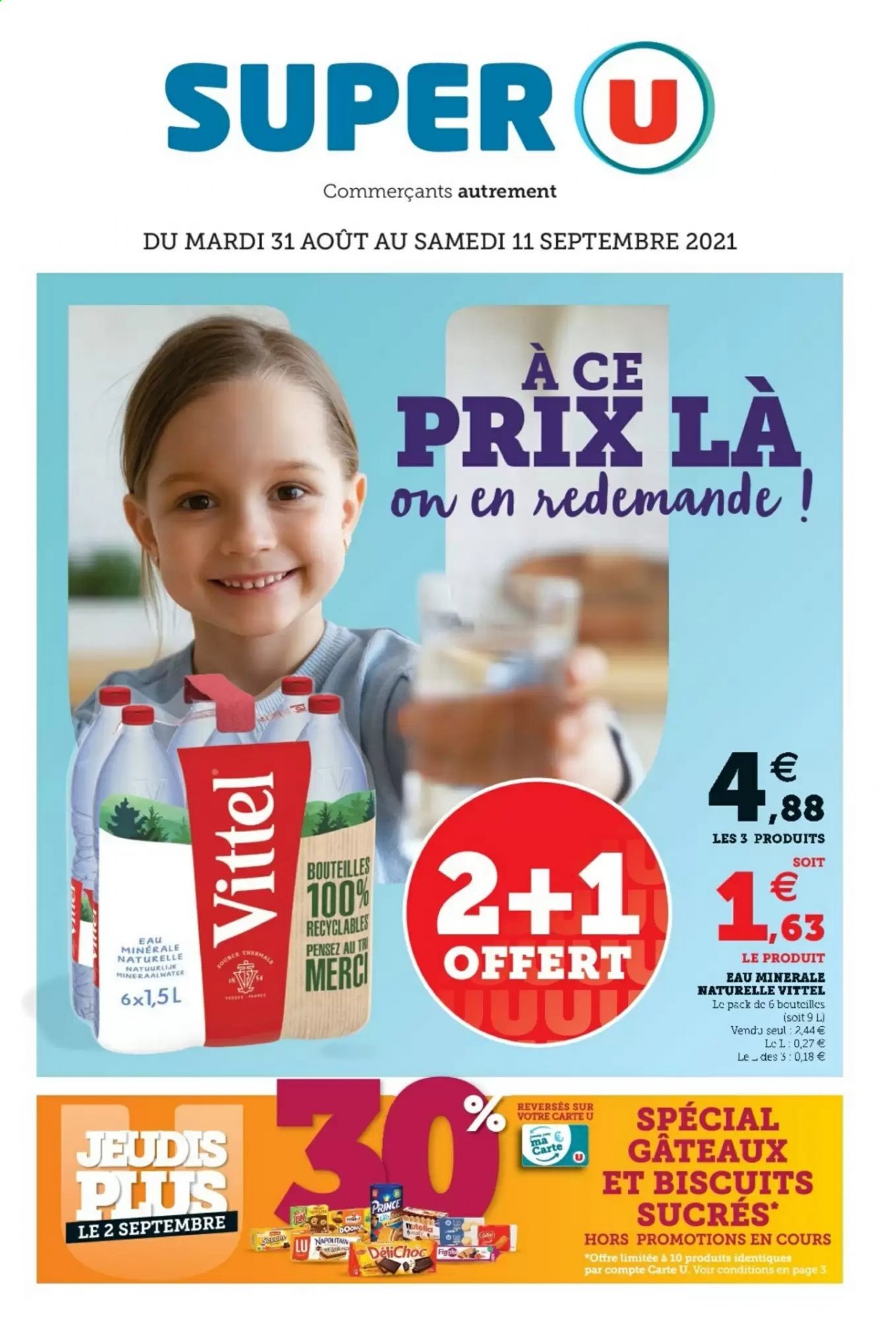 Catalogue SUPER U - 31/08/2021 - 11/09/2021. Page 1