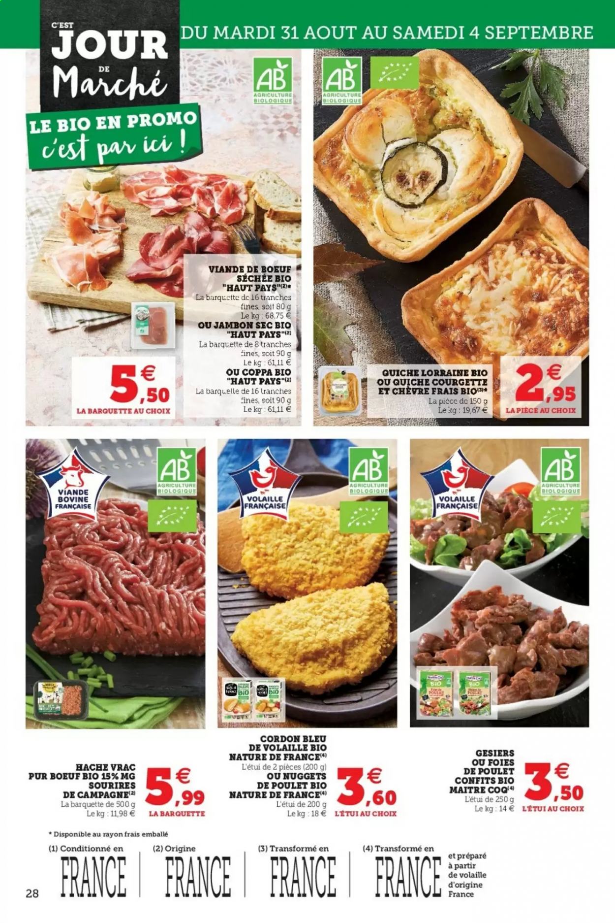 Catalogue SUPER U - 31/08/2021 - 11/09/2021. Page 28