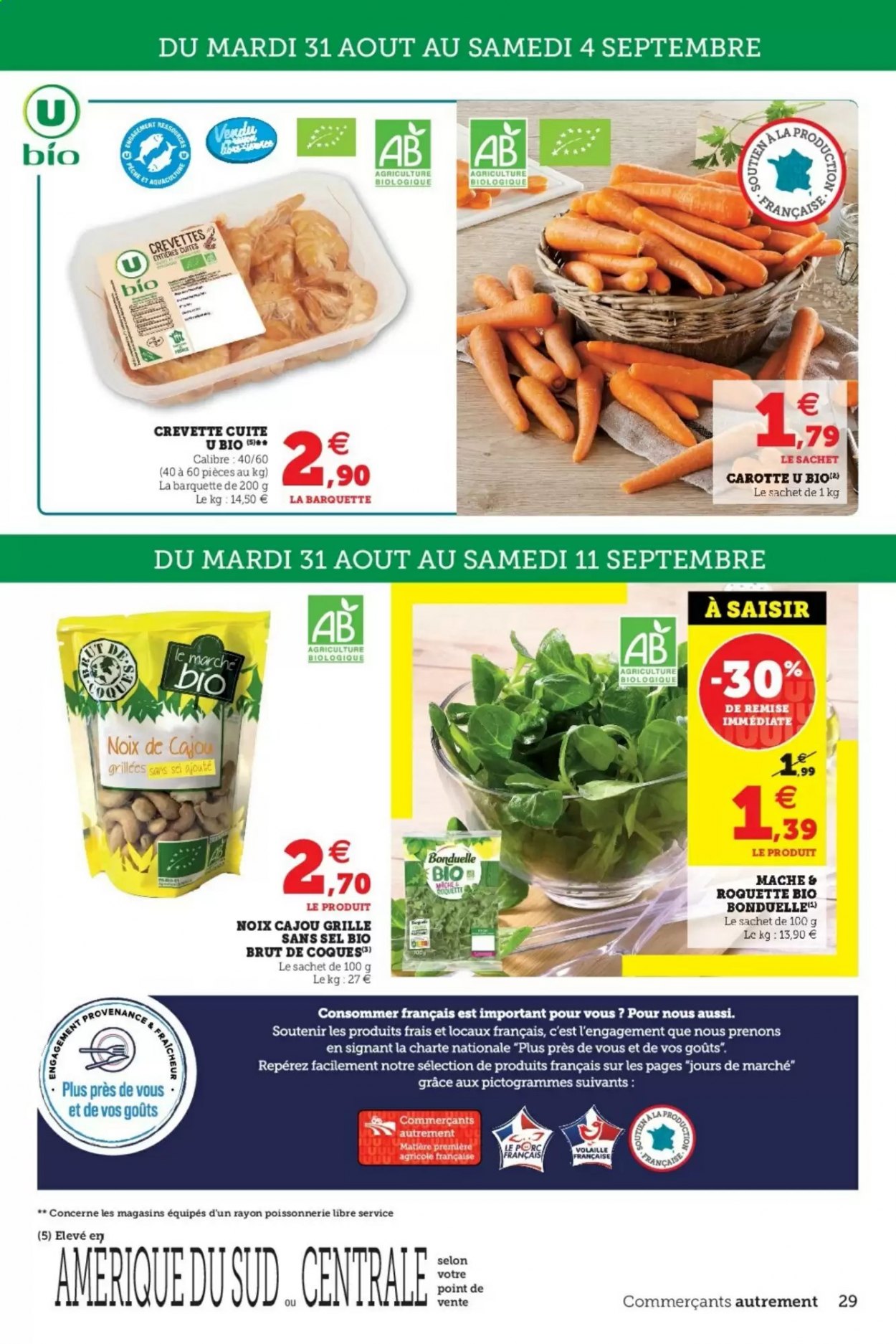 Catalogue SUPER U - 31/08/2021 - 11/09/2021. Page 29