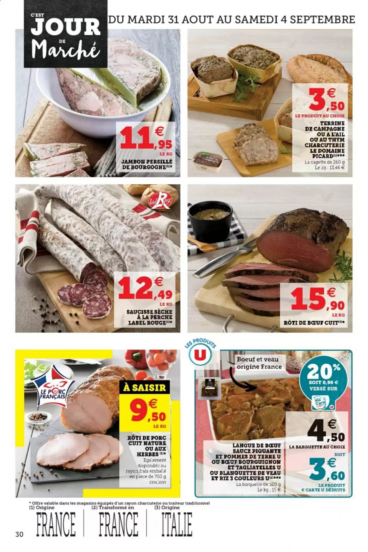 Catalogue SUPER U - 31/08/2021 - 11/09/2021. Page 30