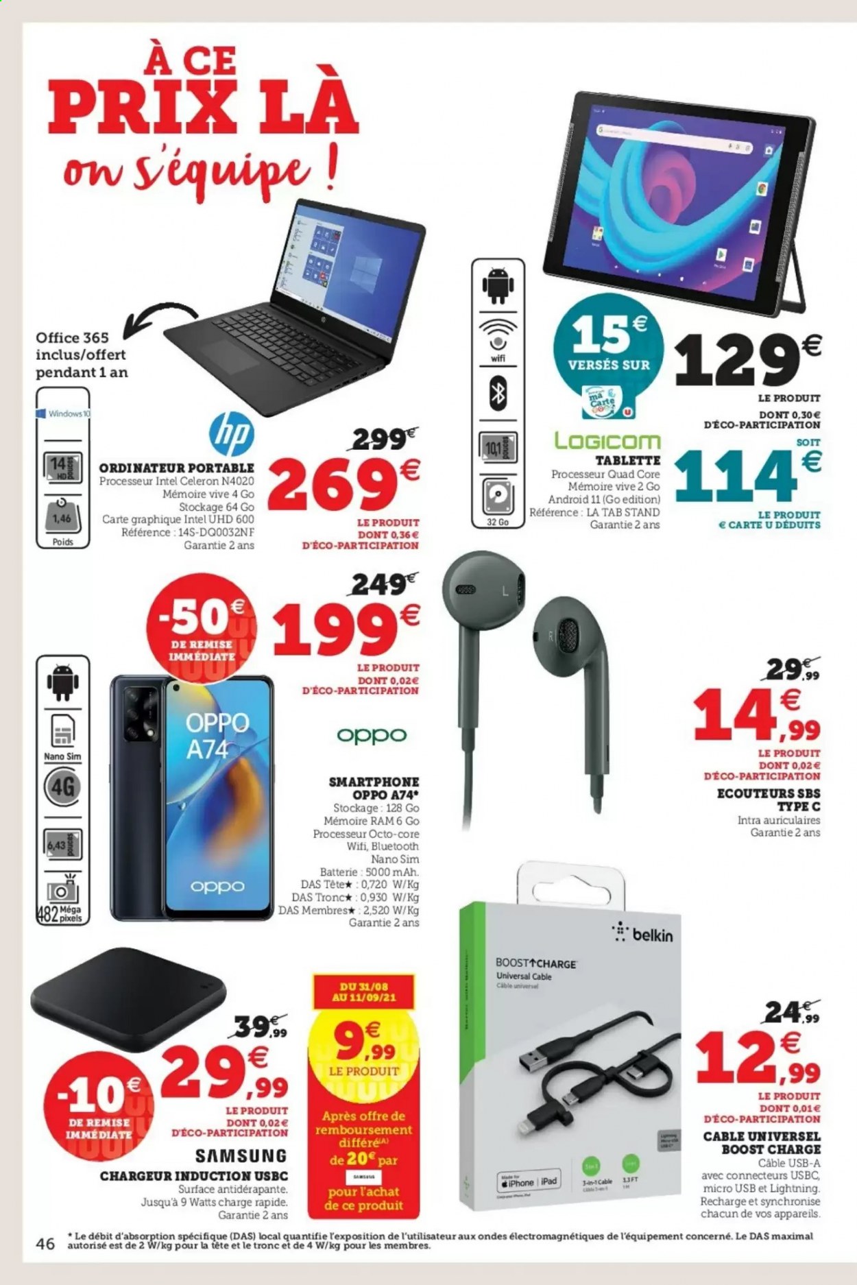 Catalogue SUPER U - 31/08/2021 - 11/09/2021. Page 46