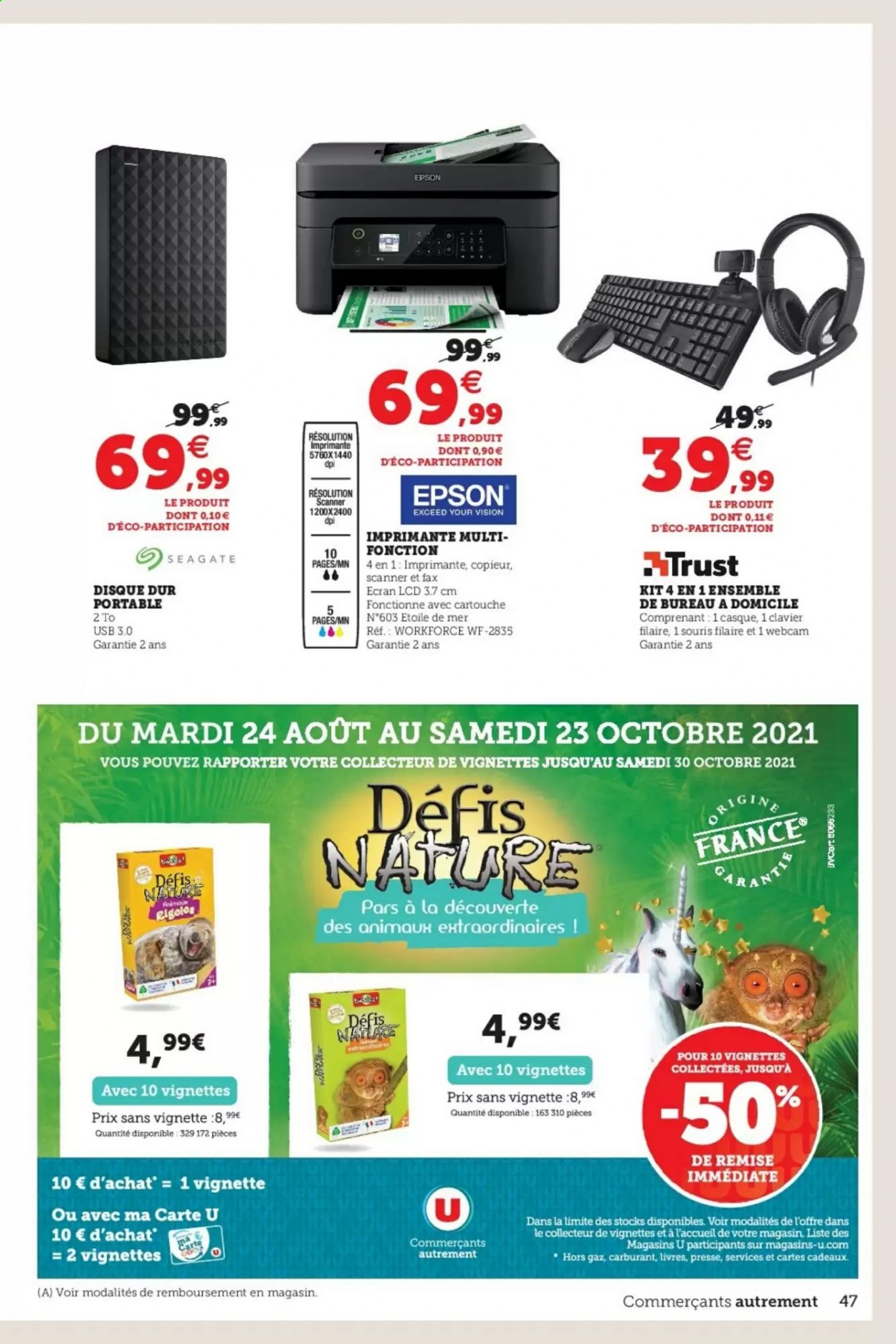 Catalogue SUPER U - 31/08/2021 - 11/09/2021. Page 47