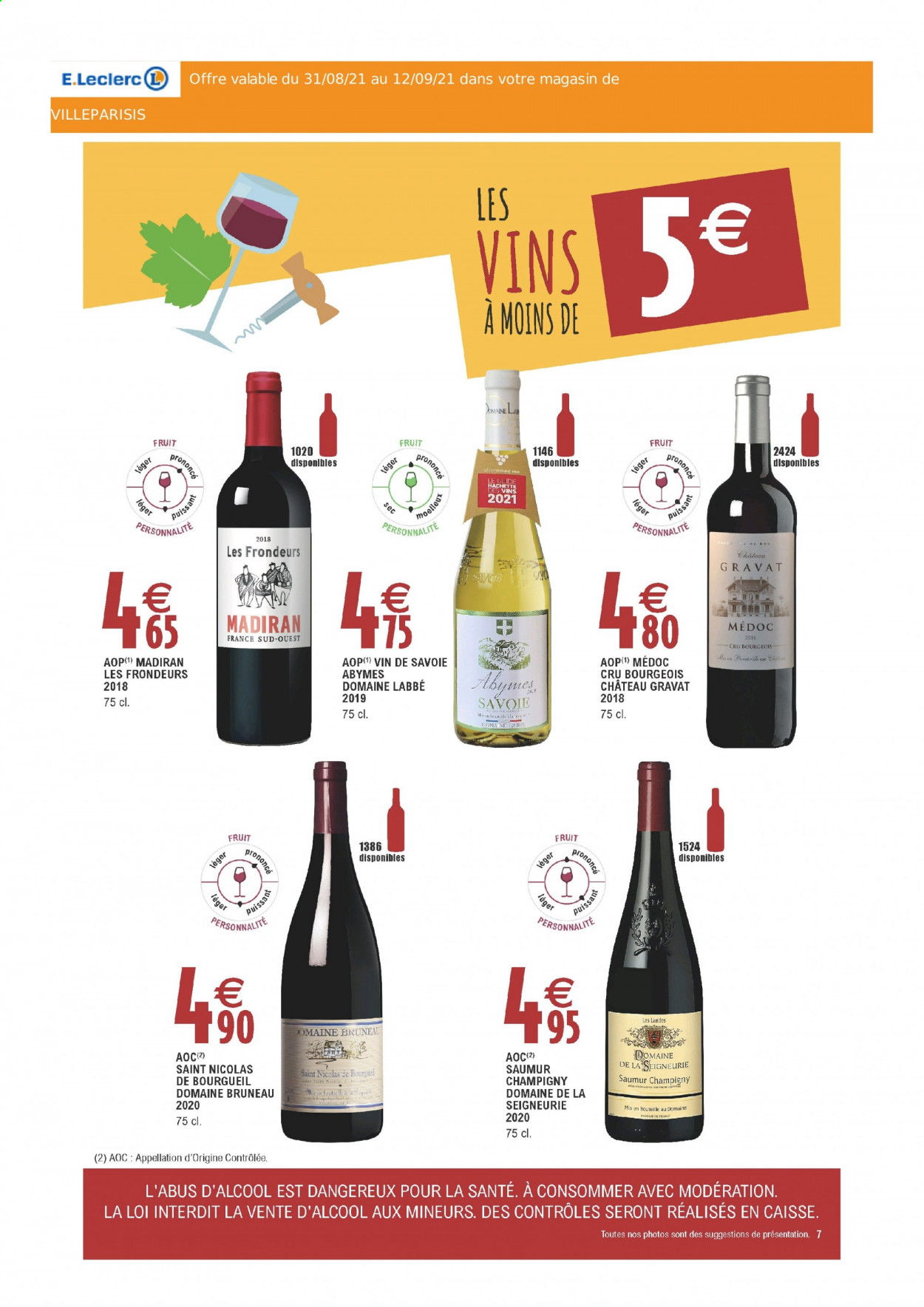 Catalogue E.Leclerc - 31/08/2021 - 12/09/2021. Page 7