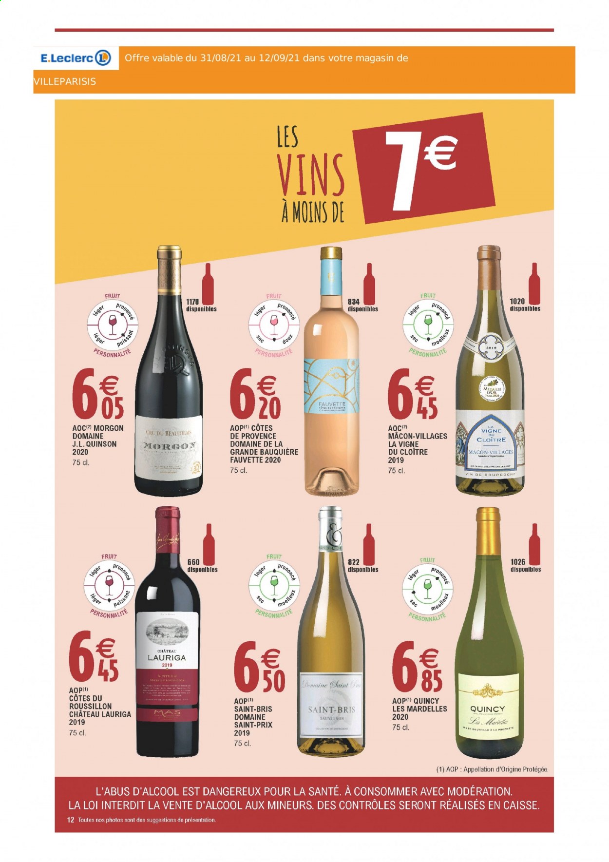Catalogue E.Leclerc - 31/08/2021 - 12/09/2021. Page 12