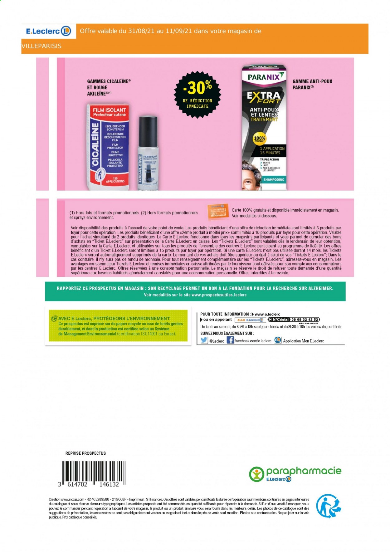Catalogue E.Leclerc - 31/08/2021 - 11/09/2021. Page 4