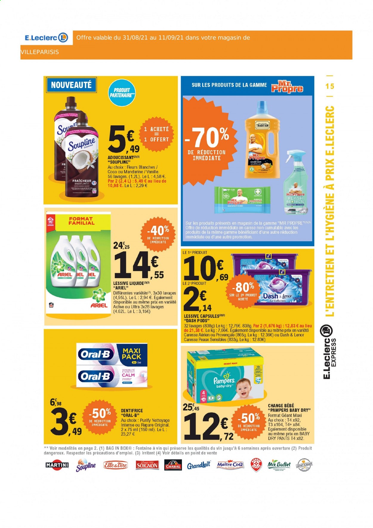 Catalogue E.Leclerc - 31/08/2021 - 11/09/2021. Page 15