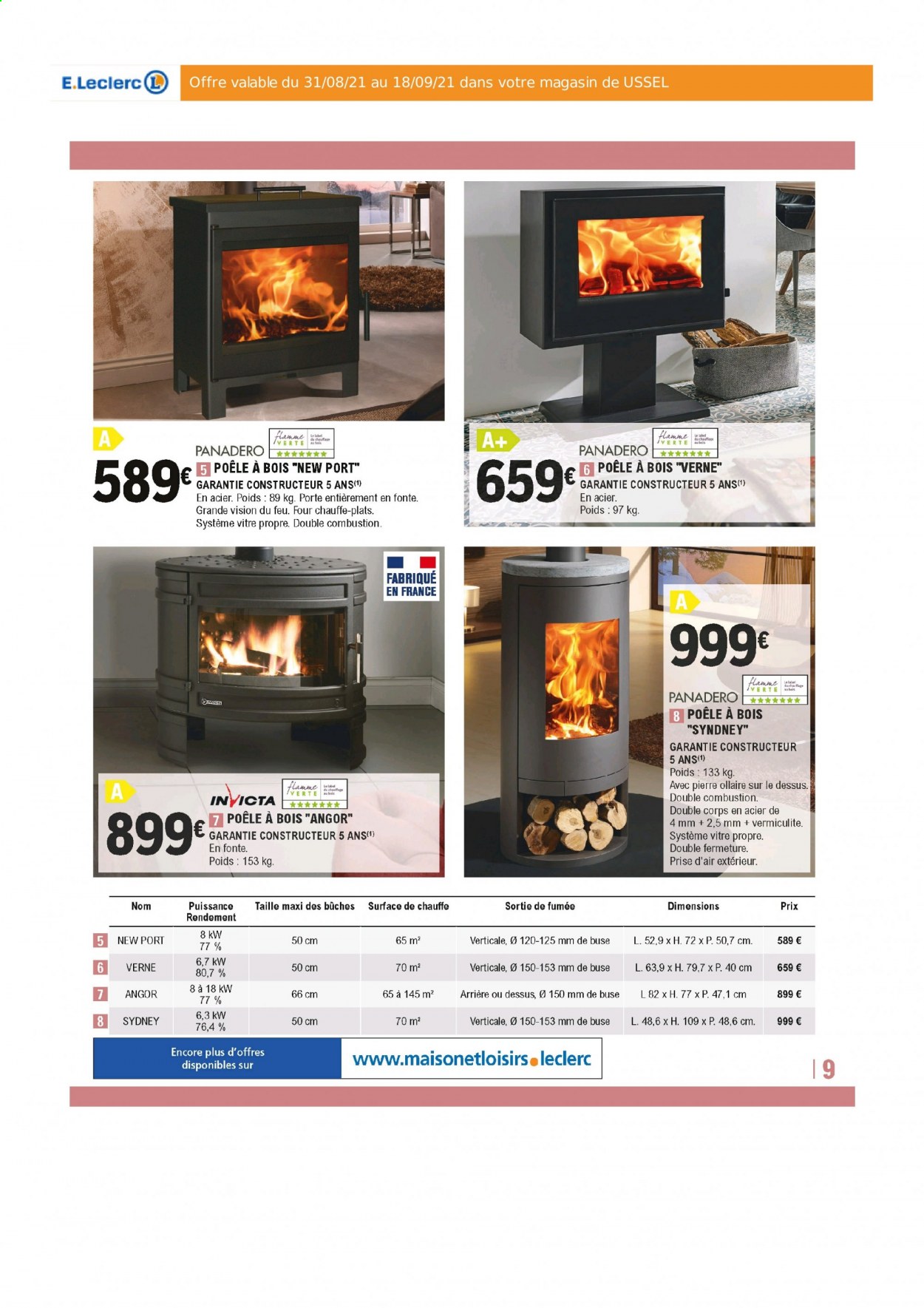 Catalogue E.Leclerc - 31/08/2021 - 18/09/2021. Page 9