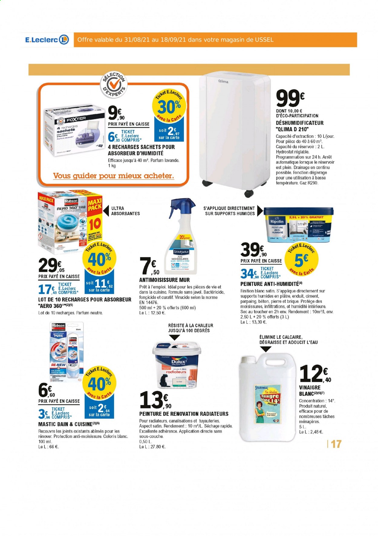 Catalogue E.Leclerc - 31/08/2021 - 18/09/2021. Page 17