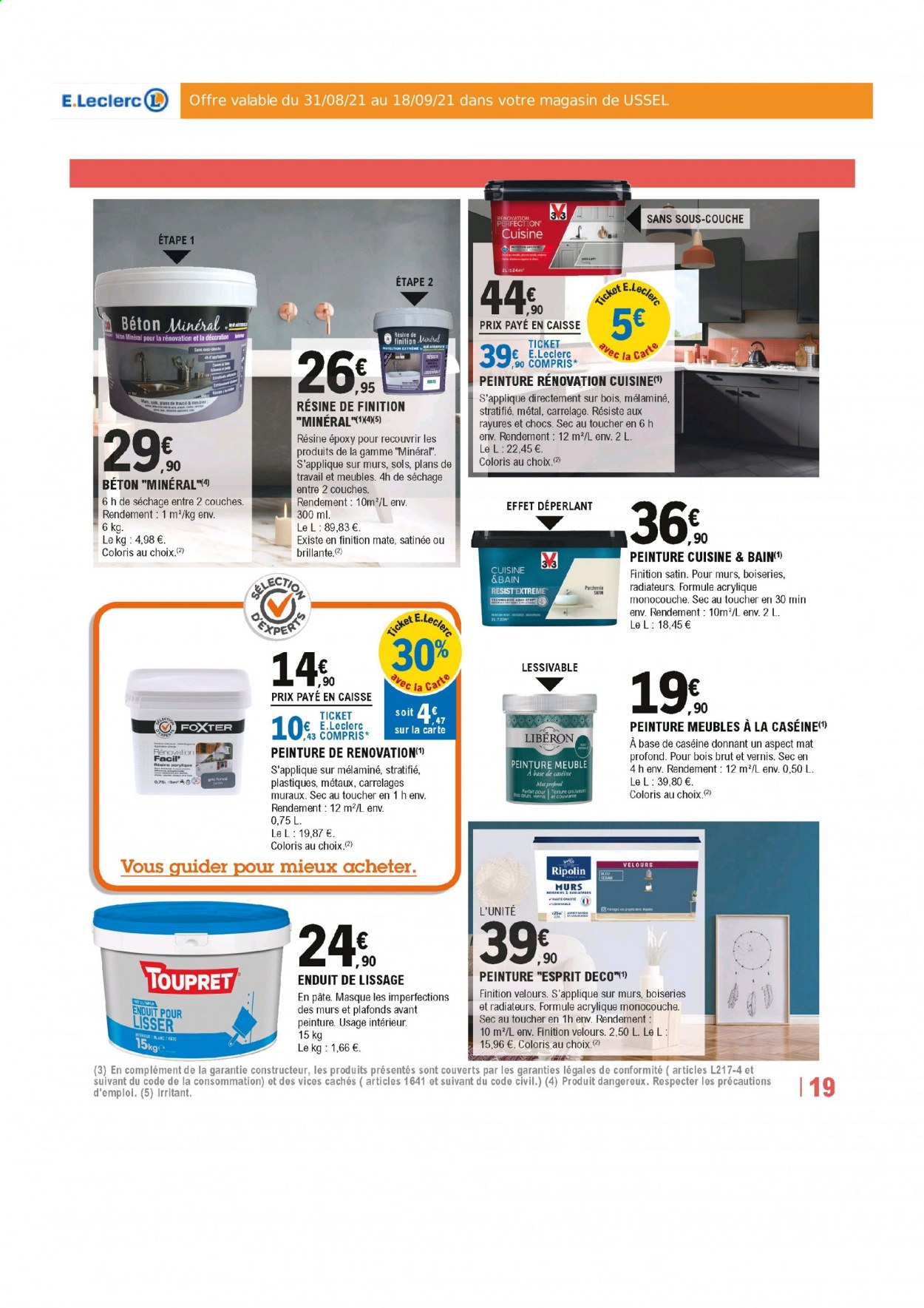 Catalogue E.Leclerc - 31/08/2021 - 18/09/2021. Page 19