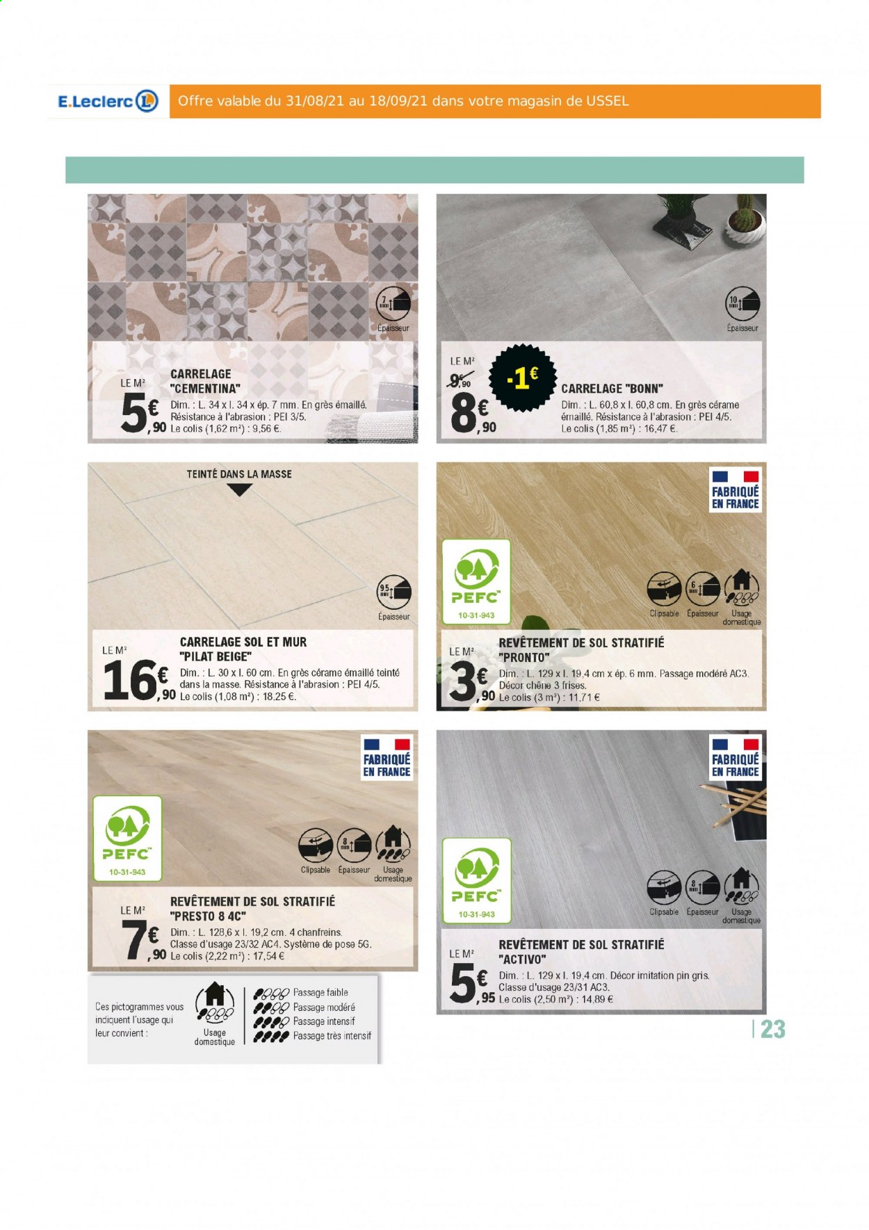 Catalogue E.Leclerc - 31/08/2021 - 18/09/2021. Page 23