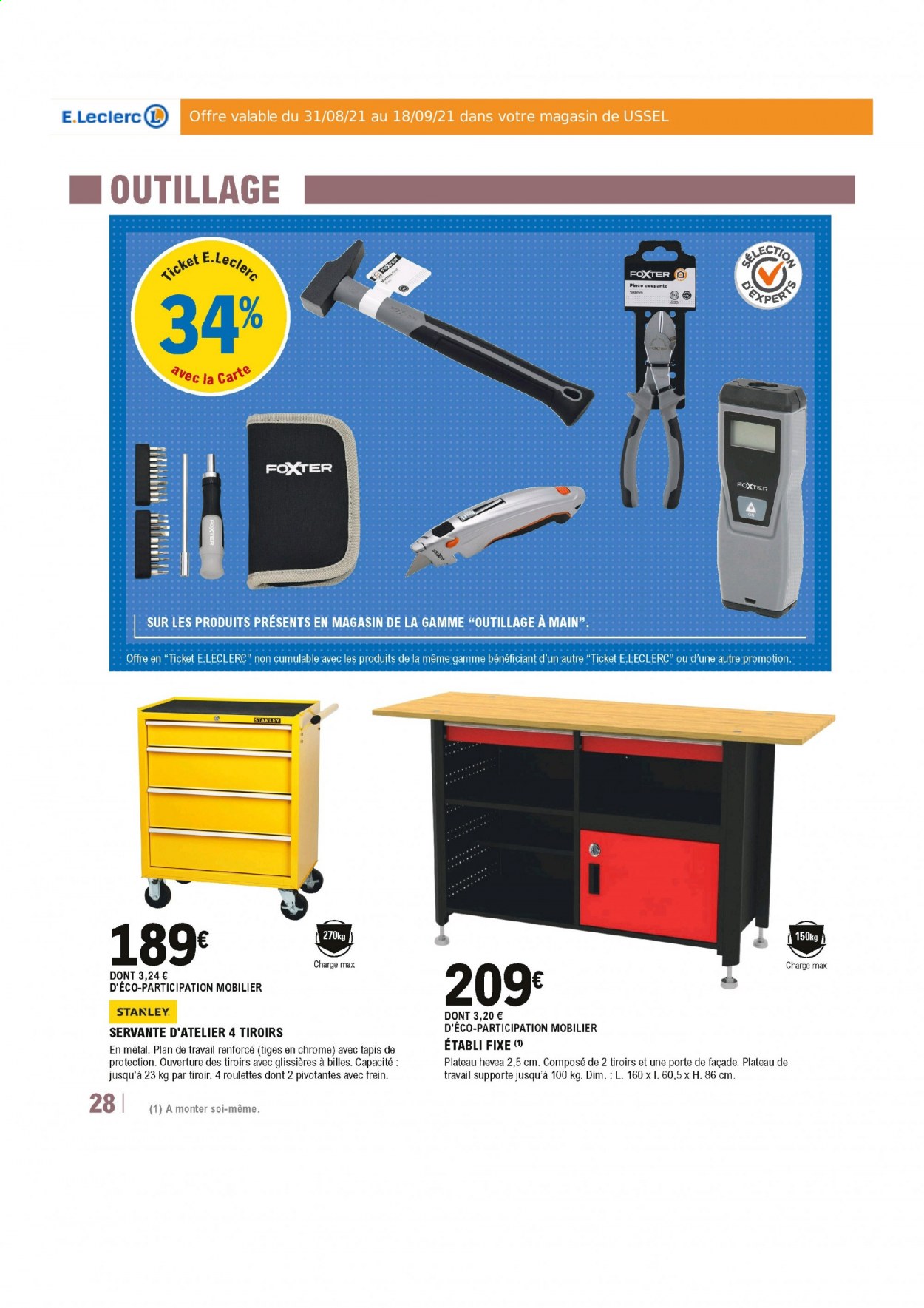 Catalogue E.Leclerc - 31/08/2021 - 18/09/2021. Page 28