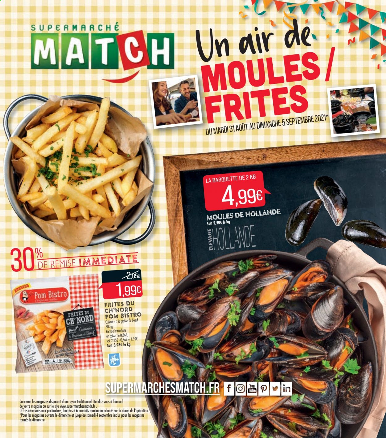 Catalogue Supermarché Match - 31/08/2021 - 05/09/2021. Page 1