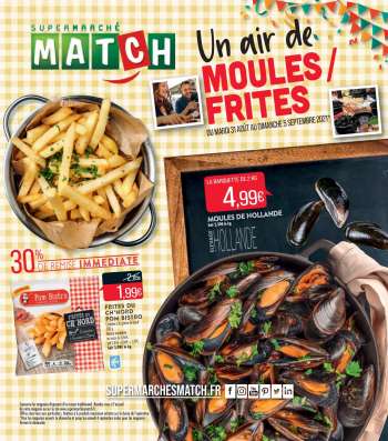 Catalogue Supermarché Match - 31.08.2021 - 05.09.2021.