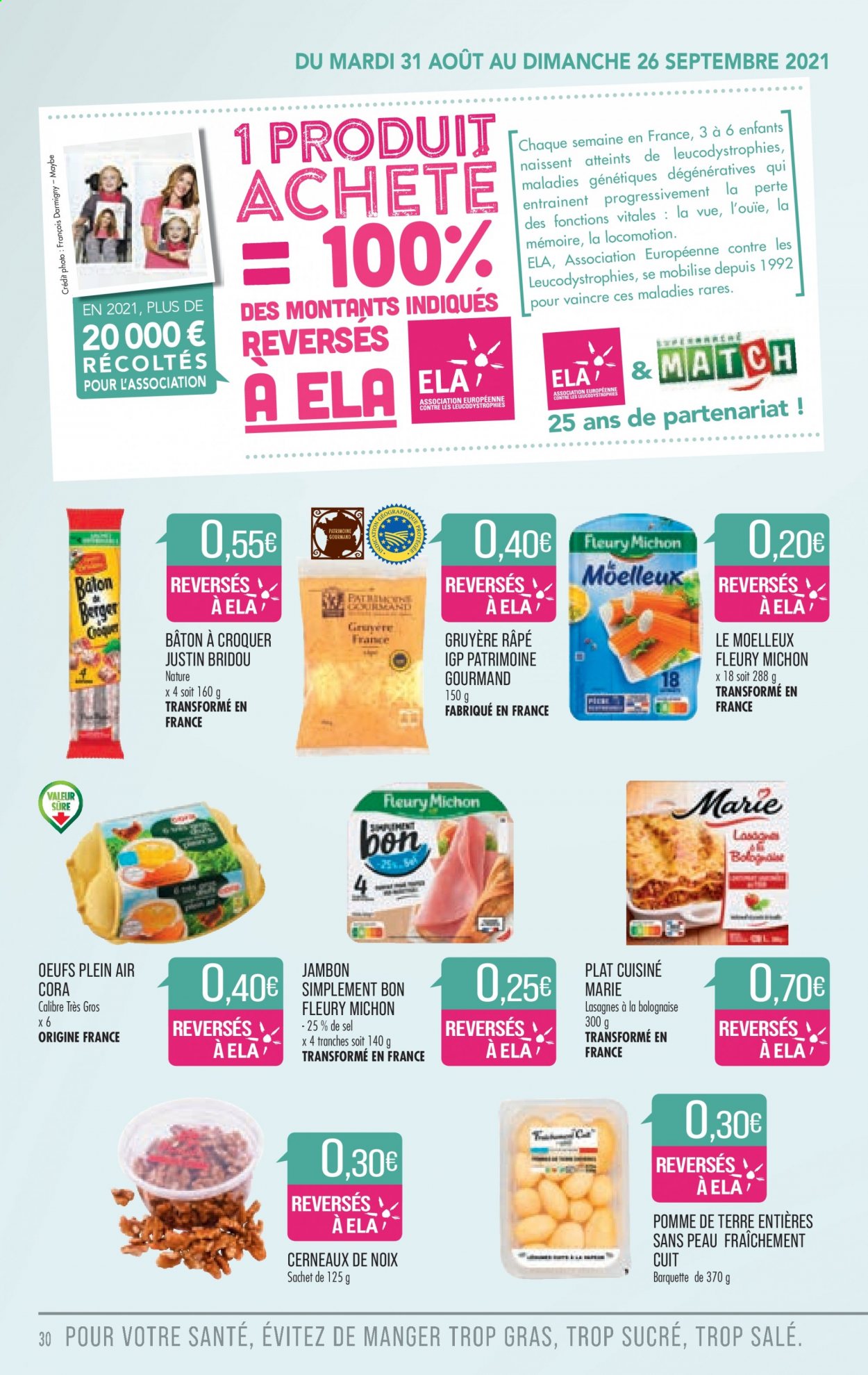 Catalogue Supermarché Match - 31/08/2021 - 05/09/2021. Page 30