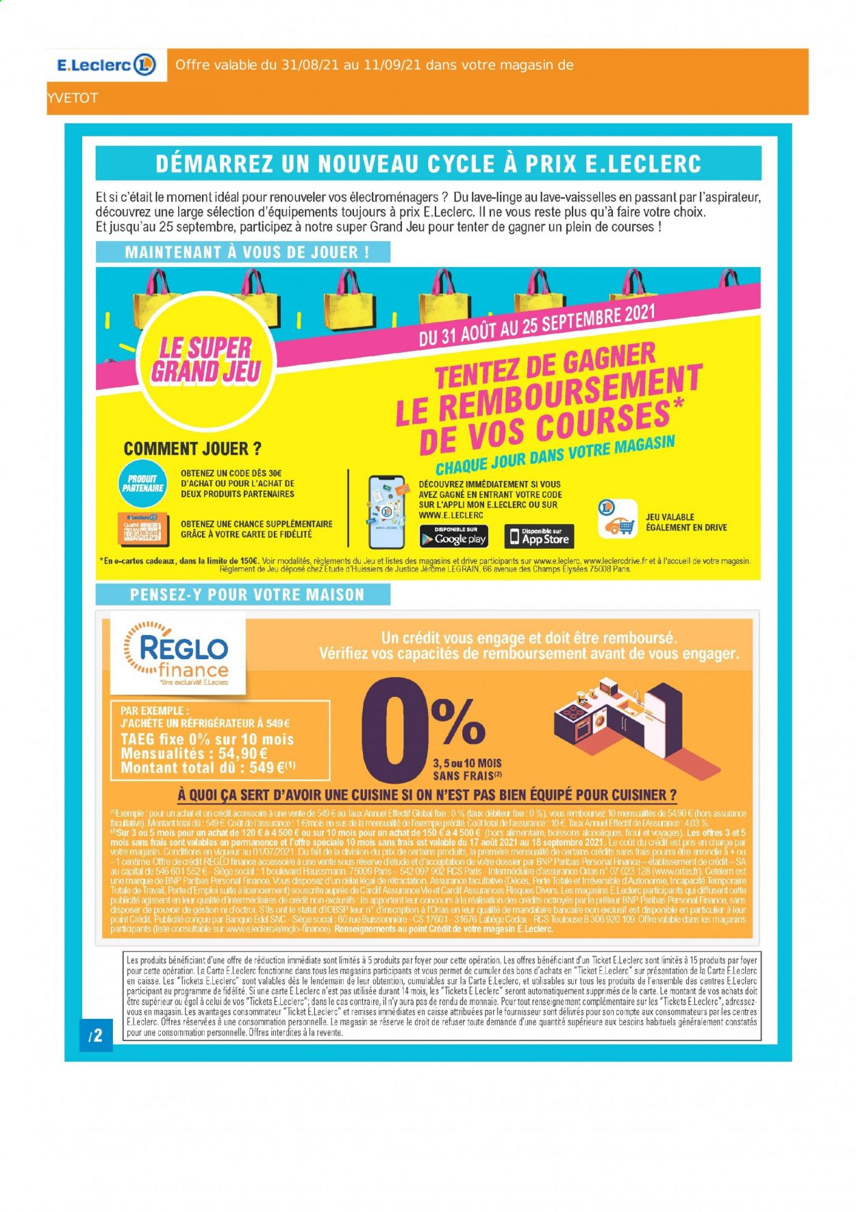Catalogue E.Leclerc - 31/08/2021 - 11/09/2021. Page 2