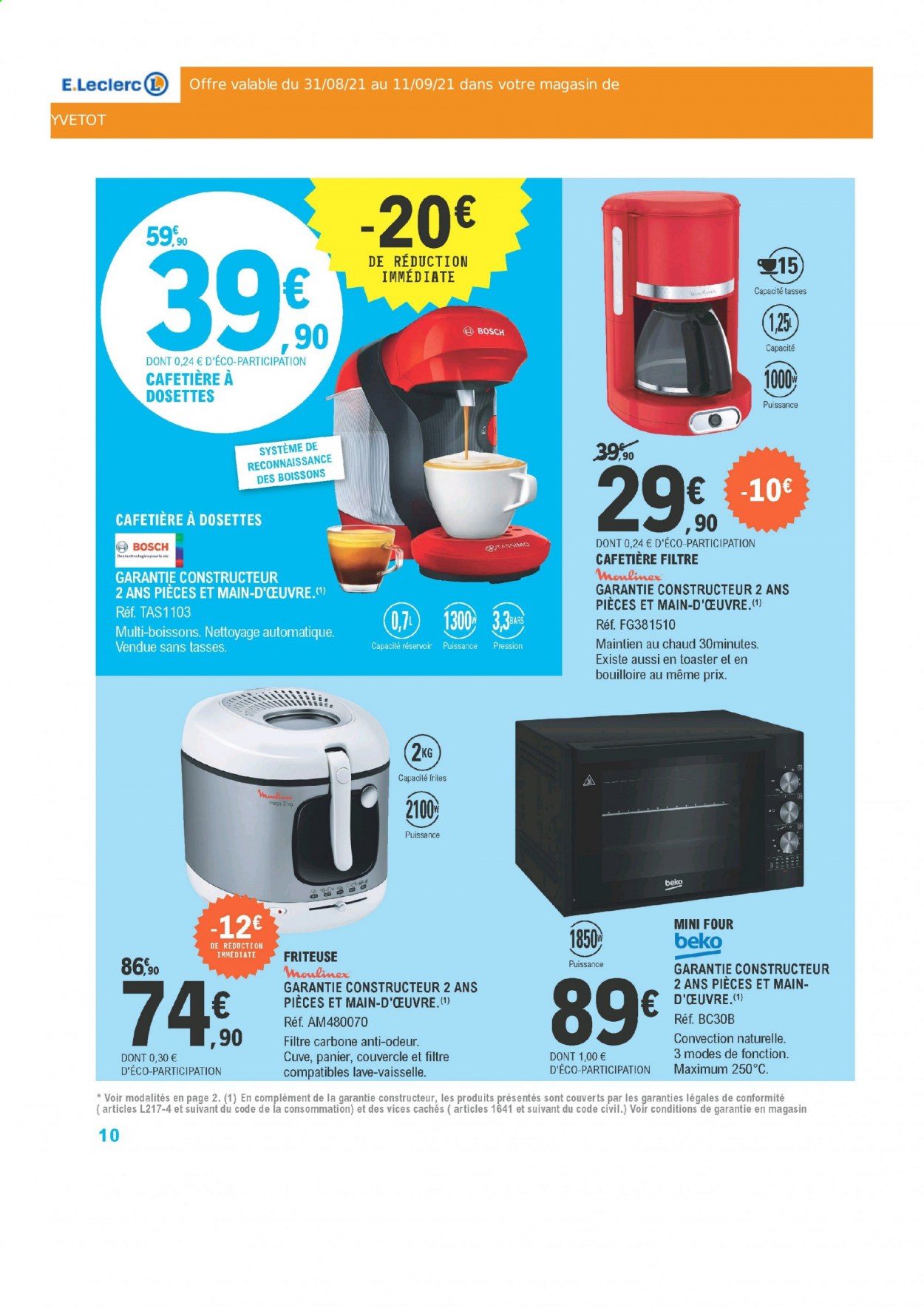 Catalogue E.Leclerc - 31/08/2021 - 11/09/2021. Page 10
