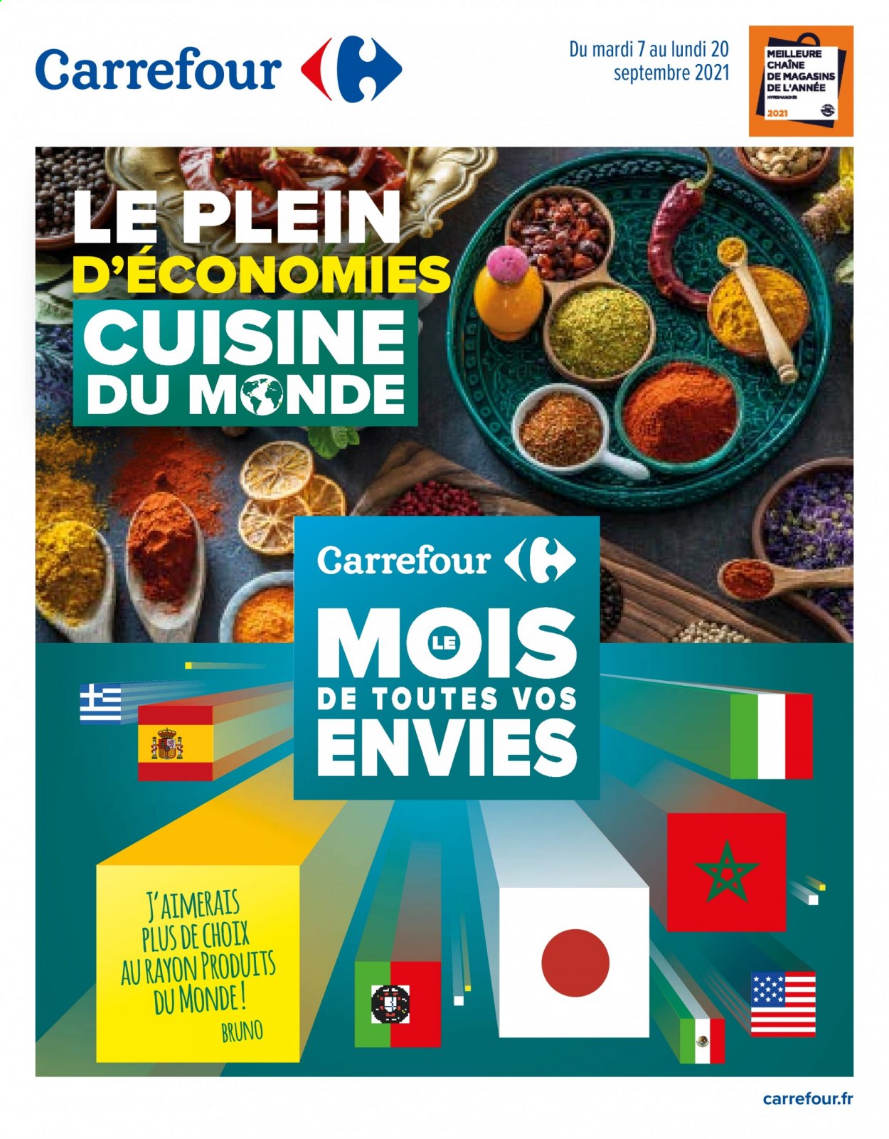 Catalogue Carrefour Hypermarchés - 07/09/2021 - 20/09/2021. Page 1