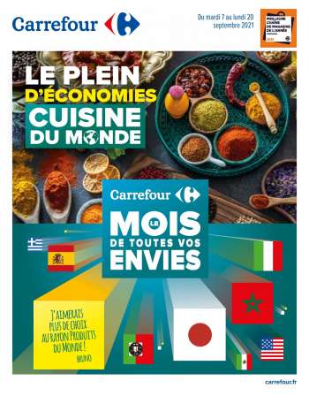 Catalogue Carrefour Hypermarchés - 07.09.2021 - 20.09.2021.