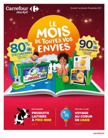 Catalogue Carrefour Market - 07.09.2021 - 19.09.2021.