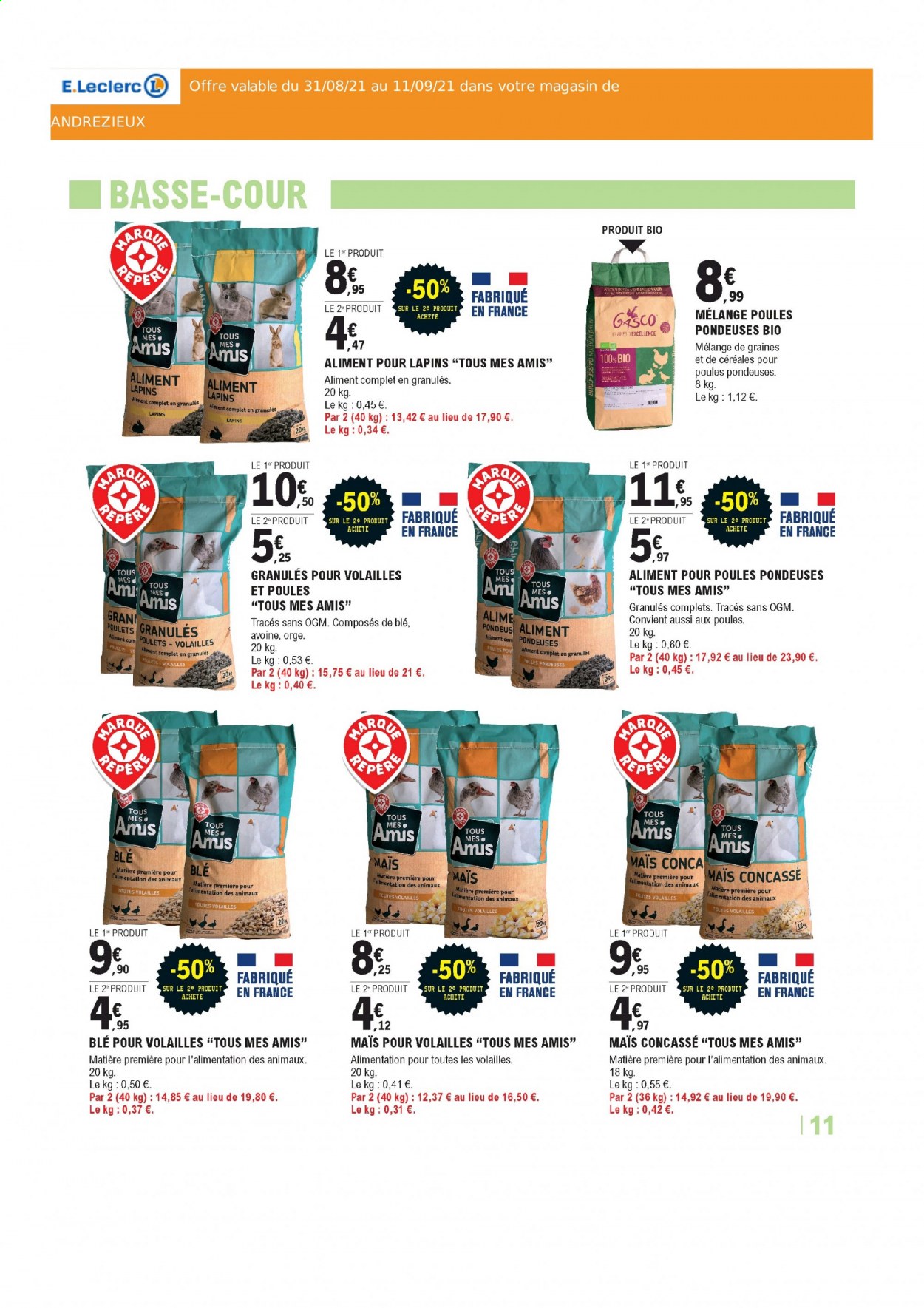Catalogue E.Leclerc - 31/08/2021 - 11/09/2021. Page 11