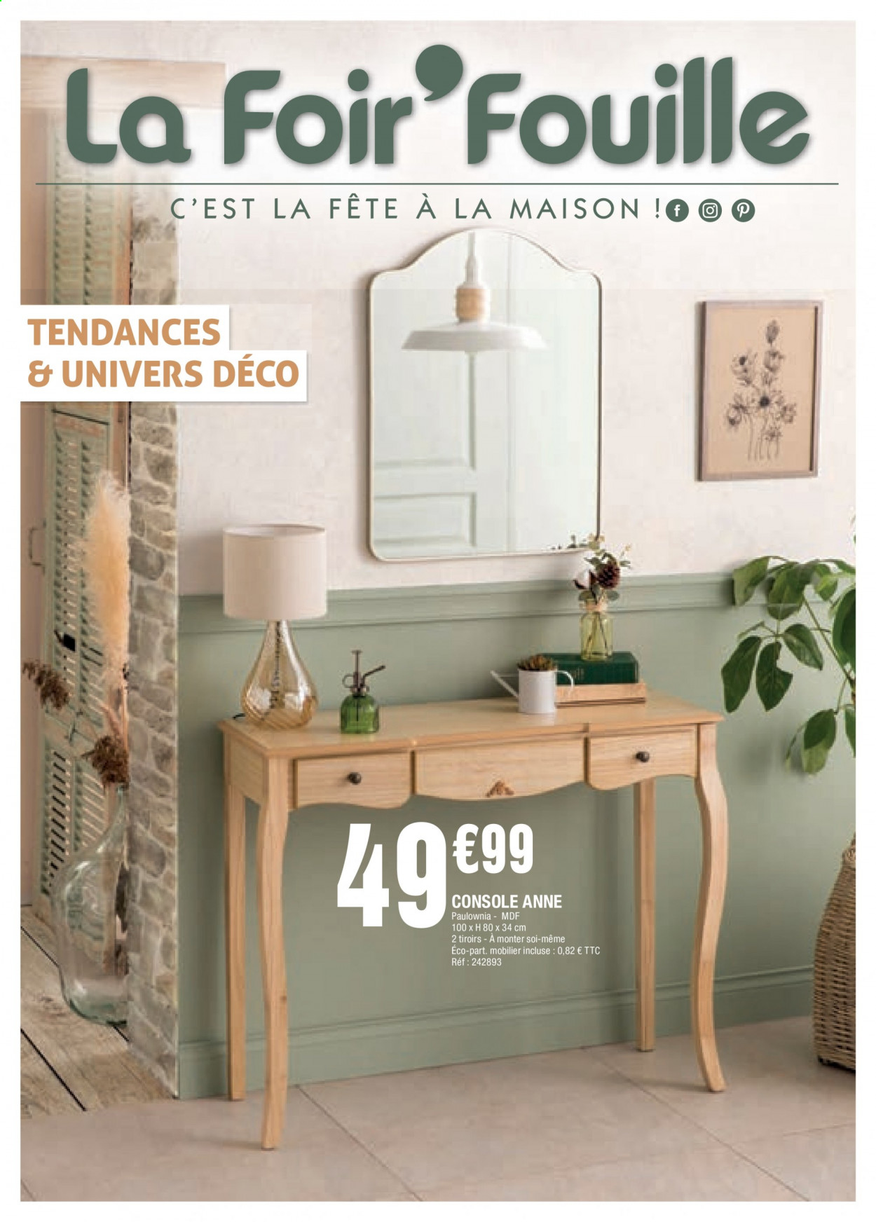 thumbnail - Catalogue La Foir'Fouille - 23/08/2021 - 29/08/2021 - Produits soldés - console. Page 1.
