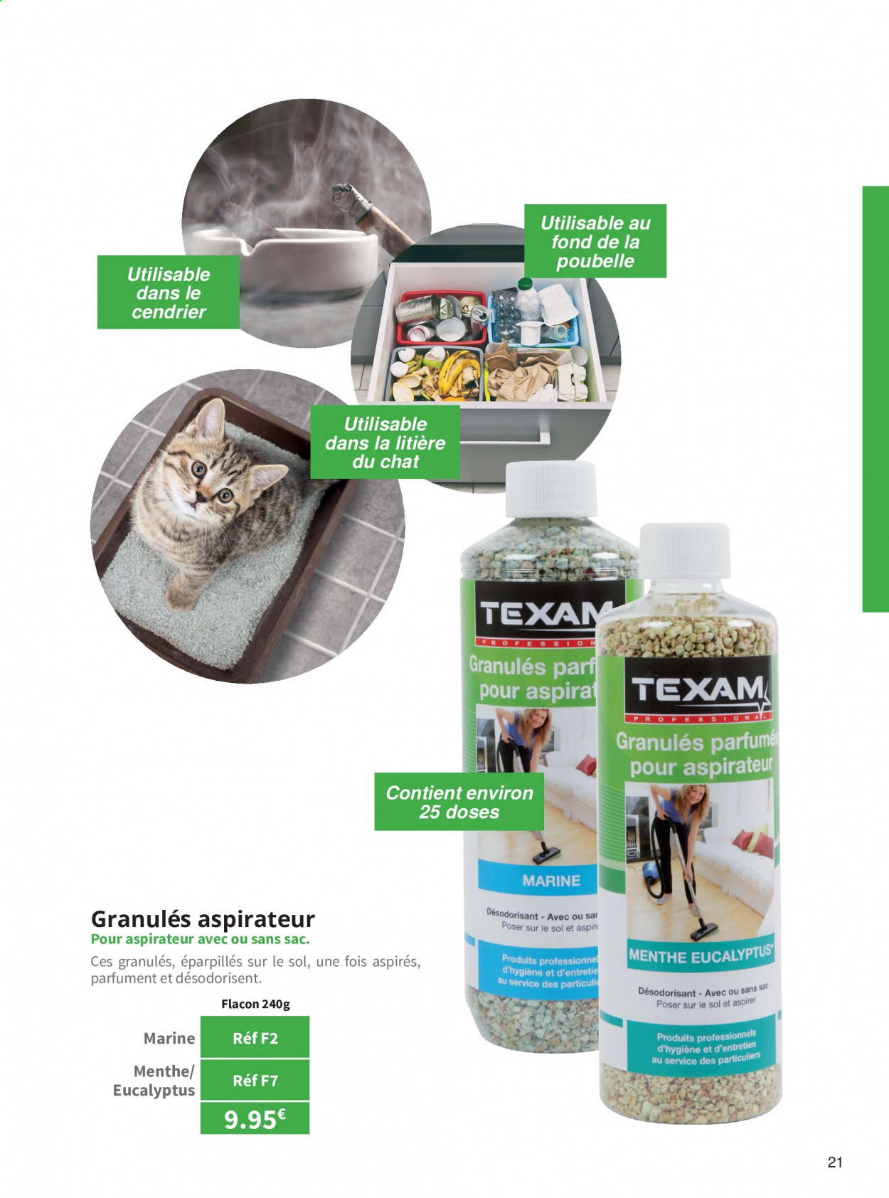 thumbnail - Catalogue TEXAM - Produits soldés - desodorisant. Page 21.