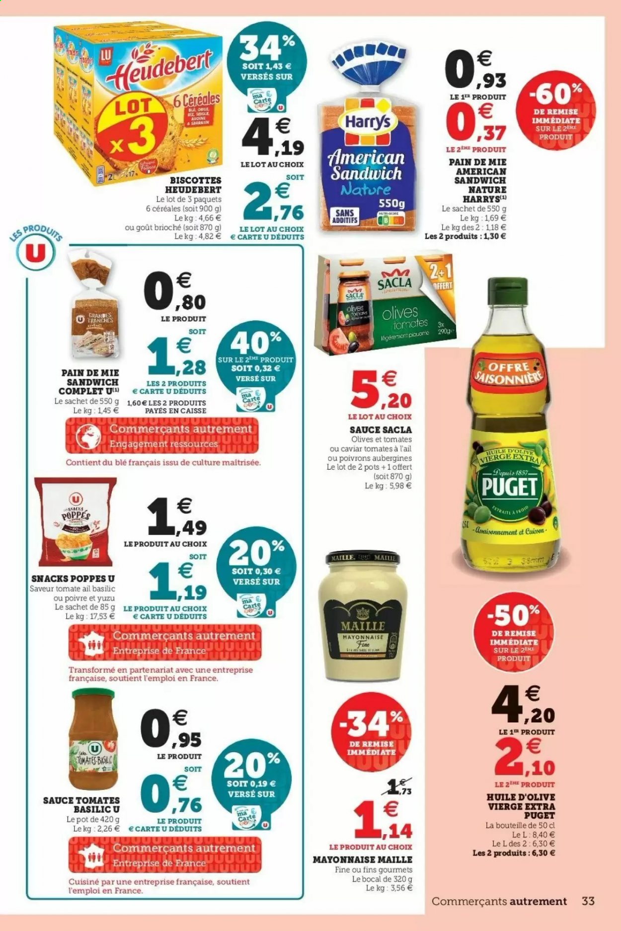 Catalogue SUPER U - 07/09/2021 - 18/09/2021. Page 33