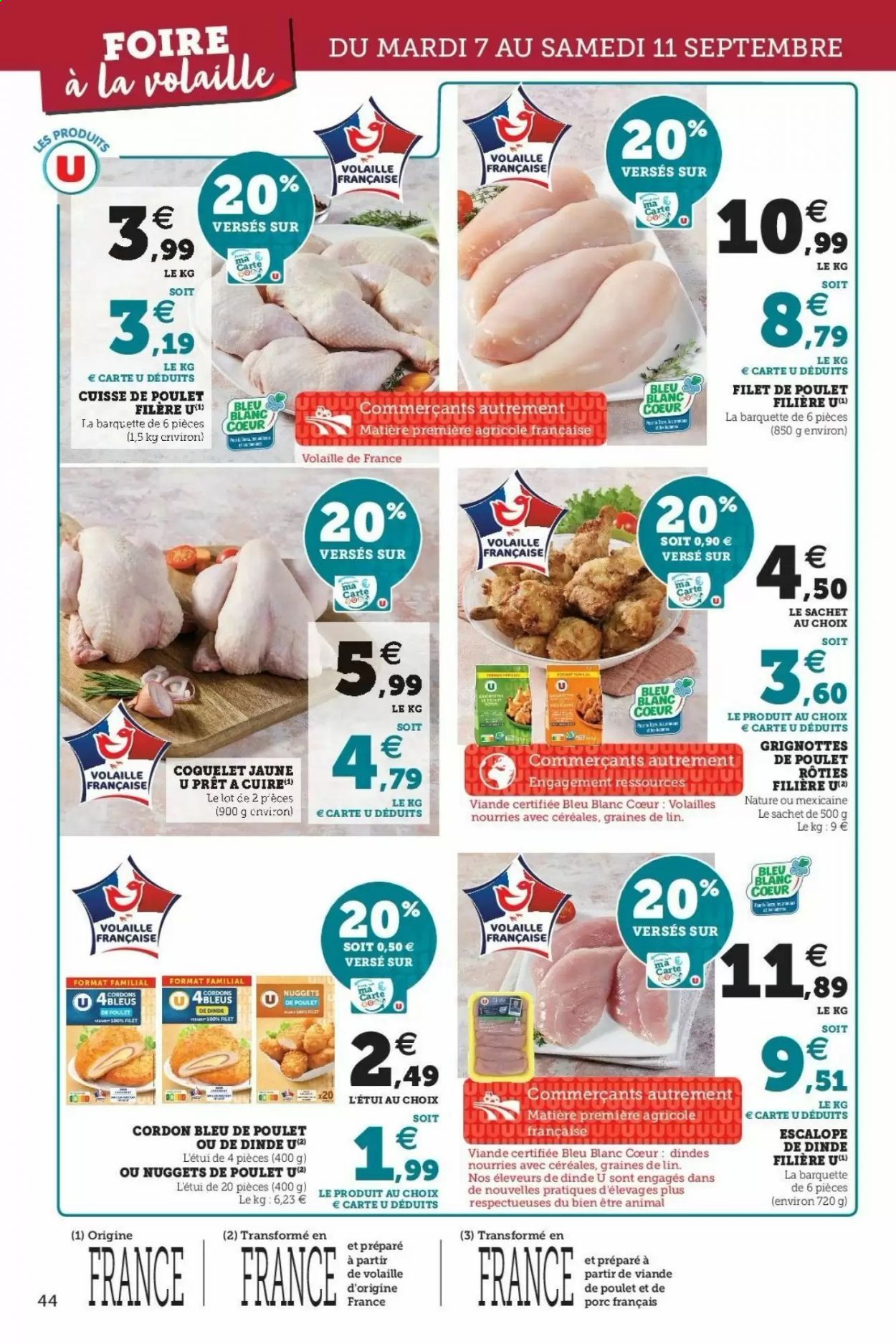 Catalogue SUPER U - 07/09/2021 - 18/09/2021. Page 44