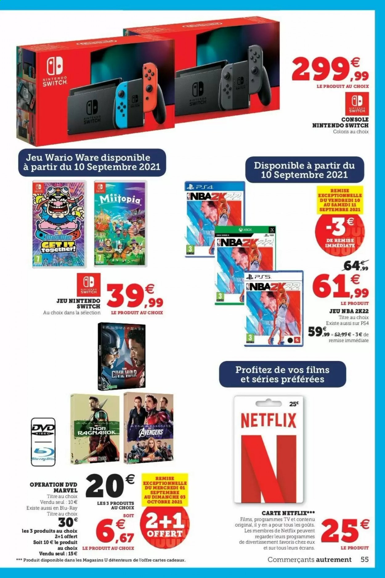 Catalogue SUPER U - 07/09/2021 - 18/09/2021. Page 55