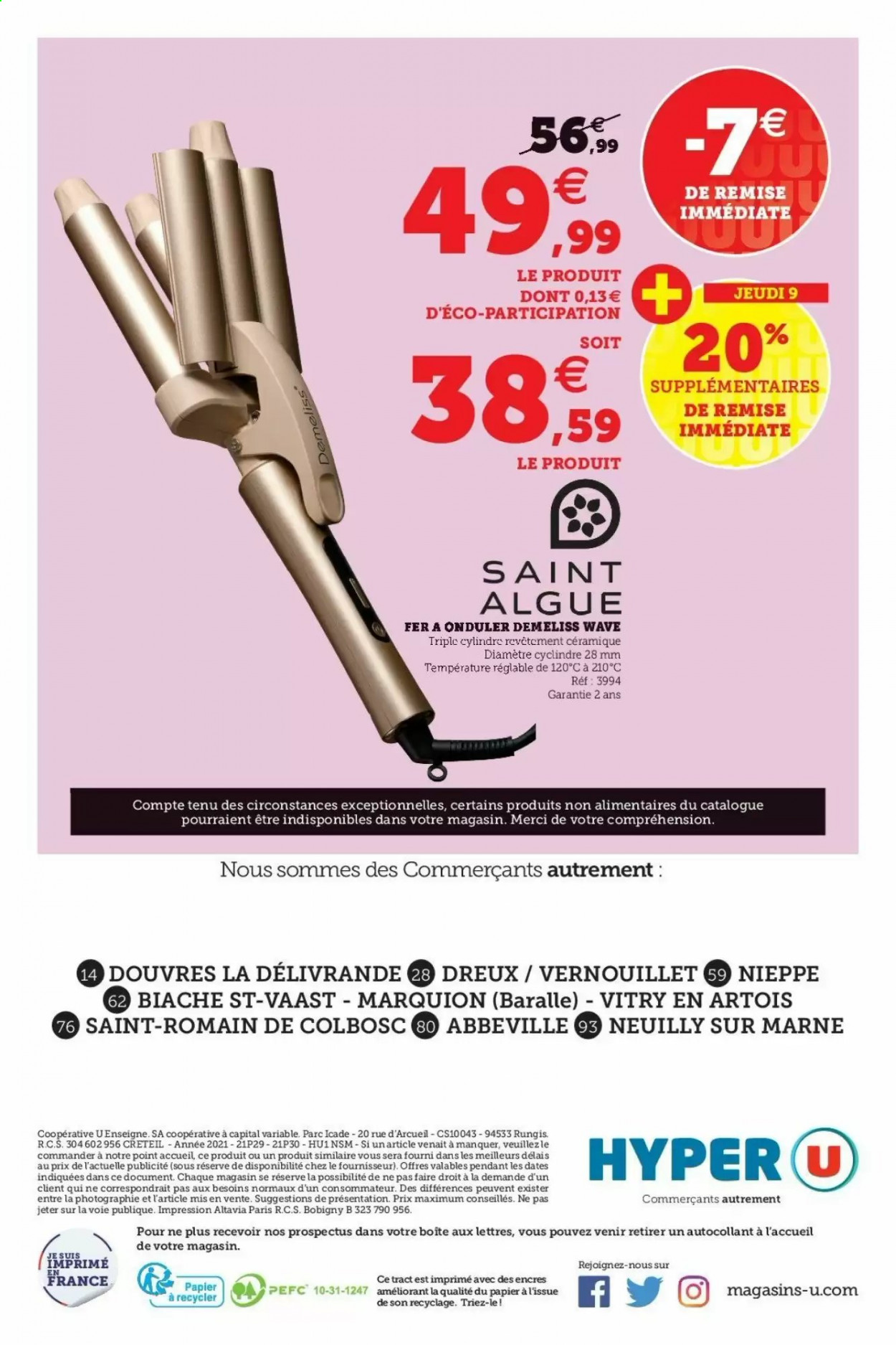 Catalogue HYPER U - 07/09/2021 - 18/09/2021. Page 72