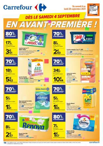Catalogue Carrefour Hypermarchés - 04.09.2021 - 21.09.2021.