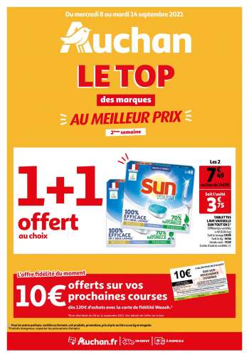 Catalogue Auchan - 08.09.2021 - 14.09.2021.