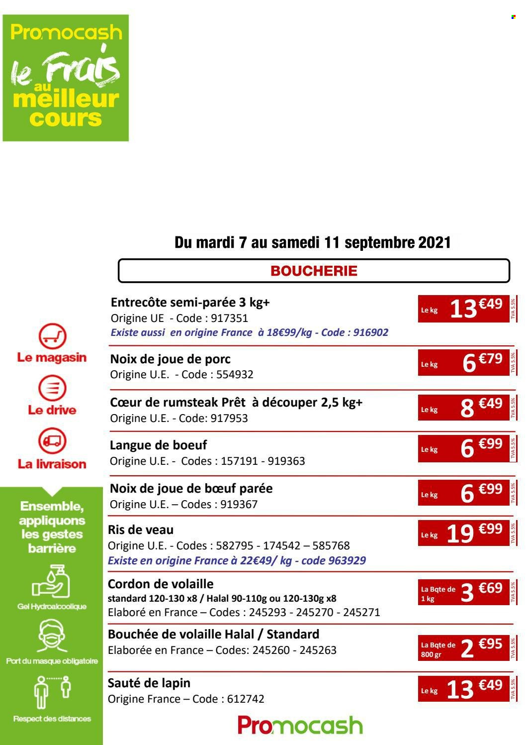 Catalogue Promocash - 07/09/2021 - 11/09/2021. Page 1