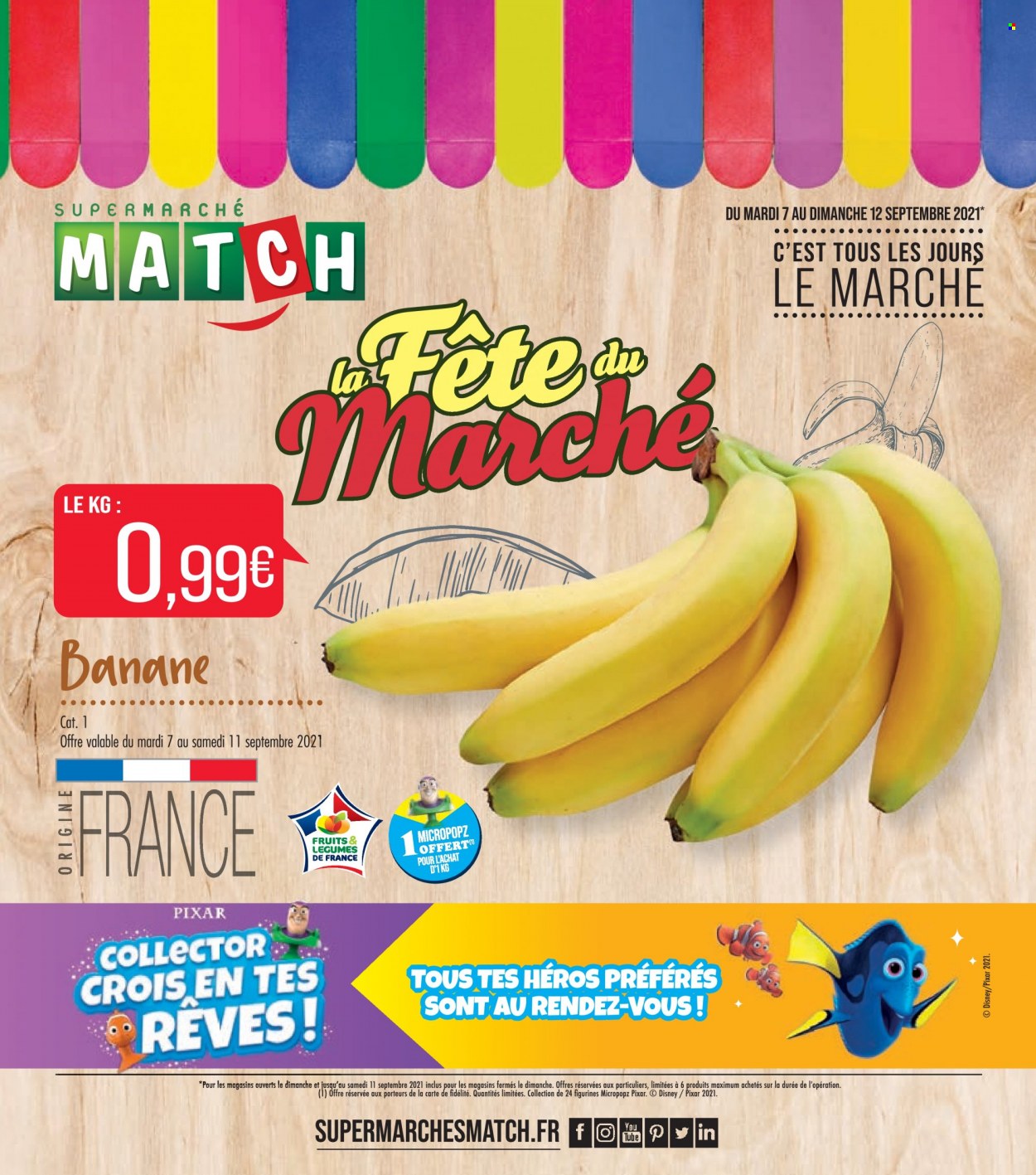Catalogue Supermarché Match - 07/09/2021 - 12/09/2021. Page 1